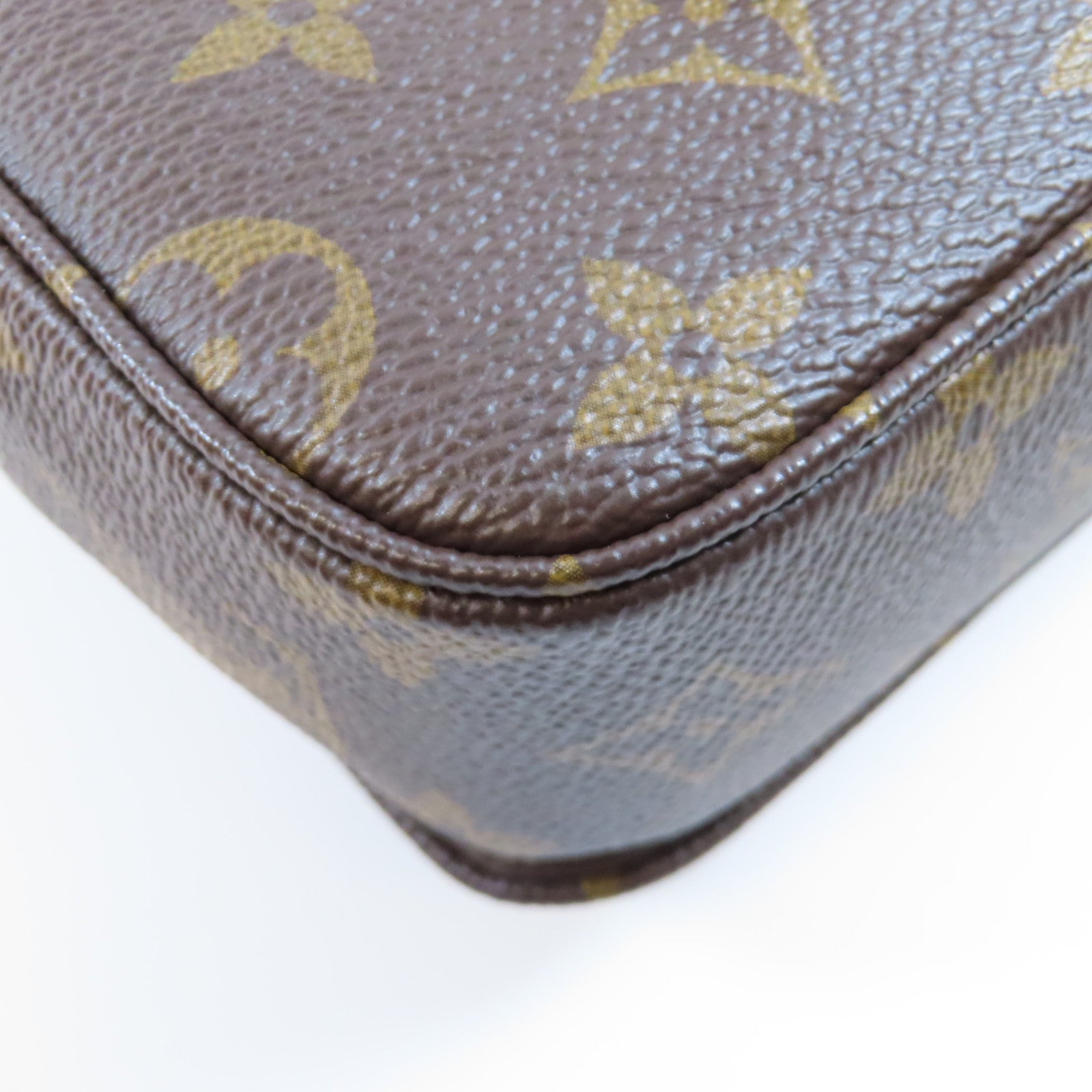 LOUIS VUITTON Monogram Marceau金扣鏈帶肩背袋棕色