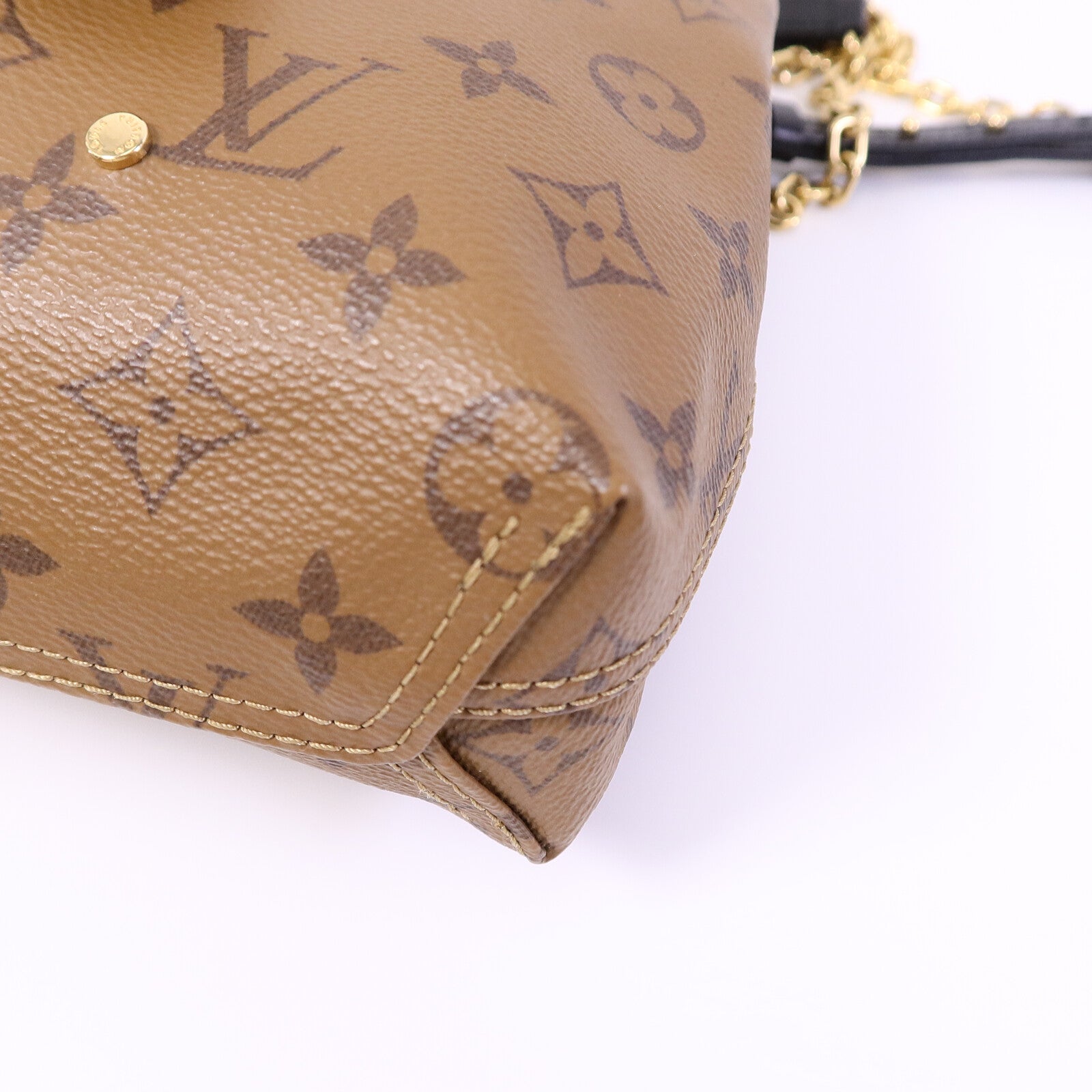 LOUIS VUITTON Monogram Reverse Atlantis BB手挽肩背兩用袋