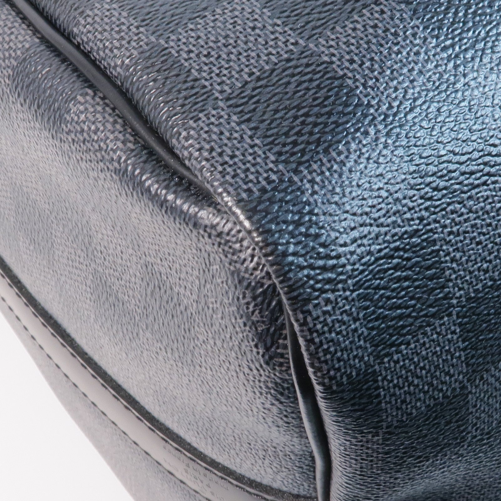 LOUIS VUITTON Damier Graphite Keepall 45 Bandouliere銀扣手挽肩背兩用袋
