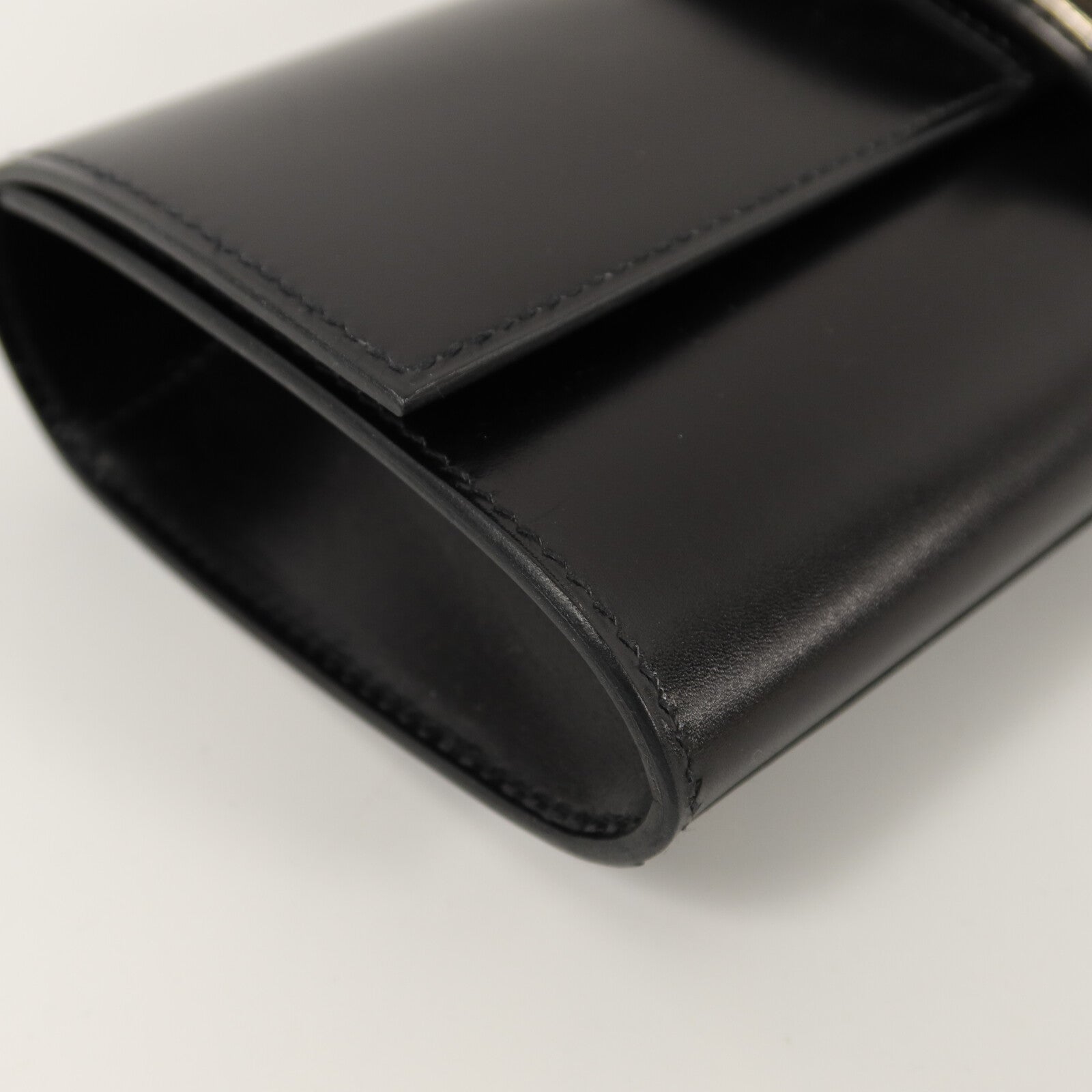 HERMES Box皮革Medor 23手拿包Noir