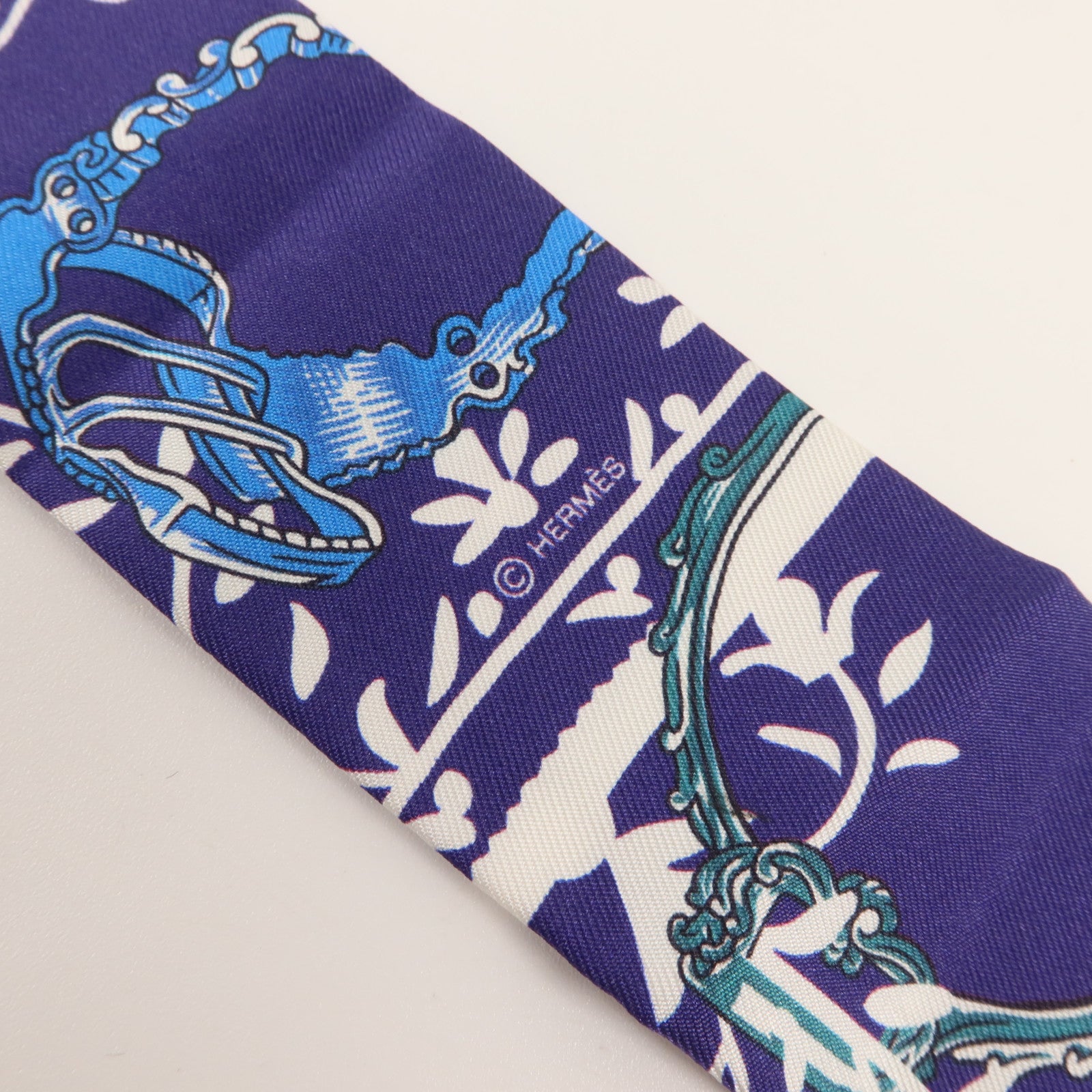 HERMES 絲質Twilly絲巾