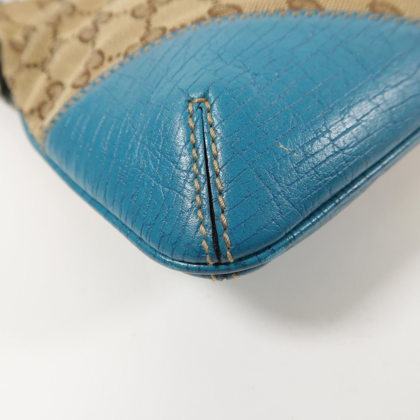 GUCCI 帆布Shoulder Bag金扣肩背袋