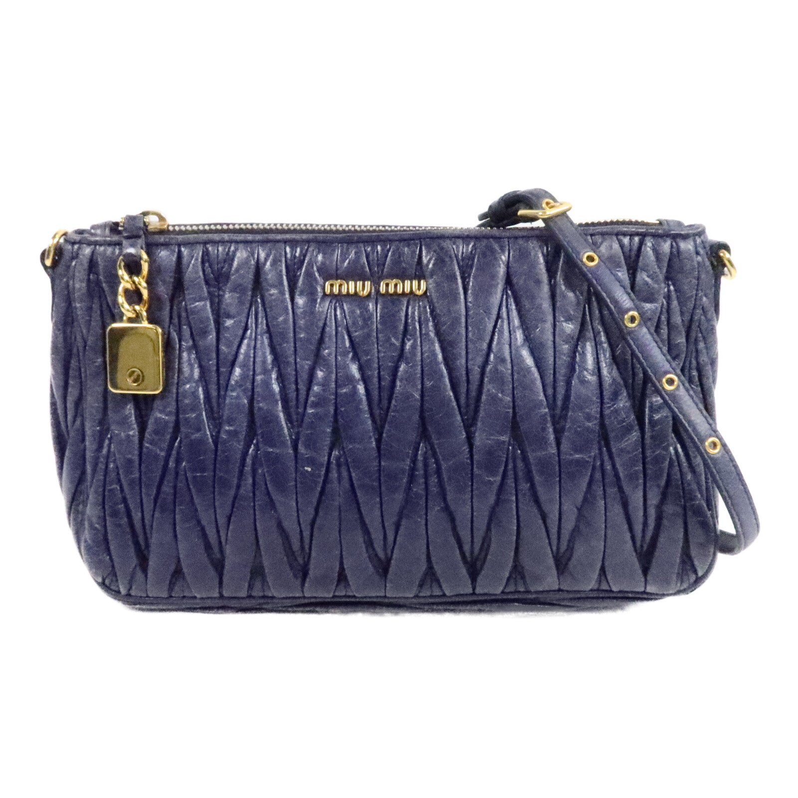 Miu Miu 牛皮皮革Shoulder Bag肩背袋