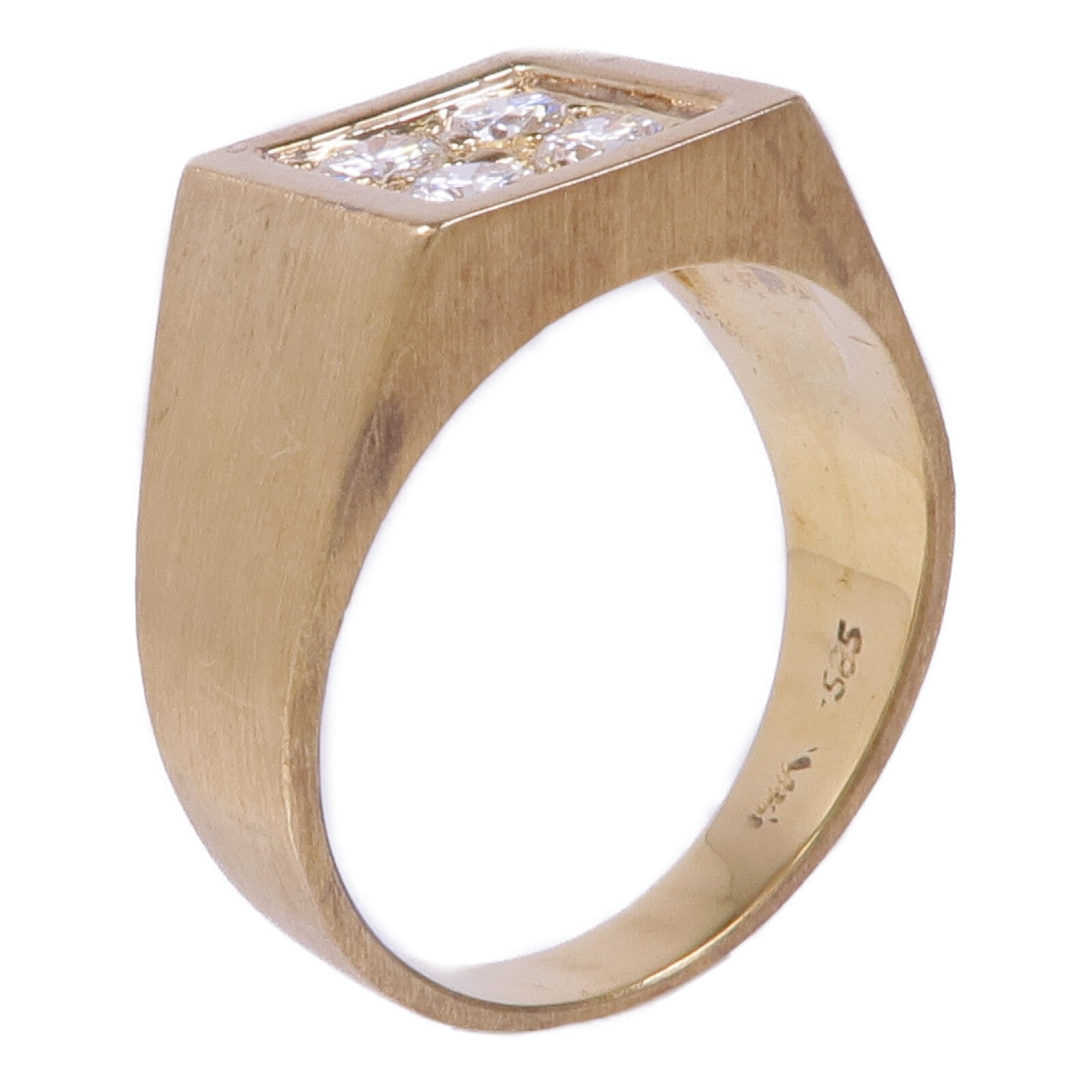 JEWELRY 14K黃金Diamond Ring鑽石戒指US#9.25