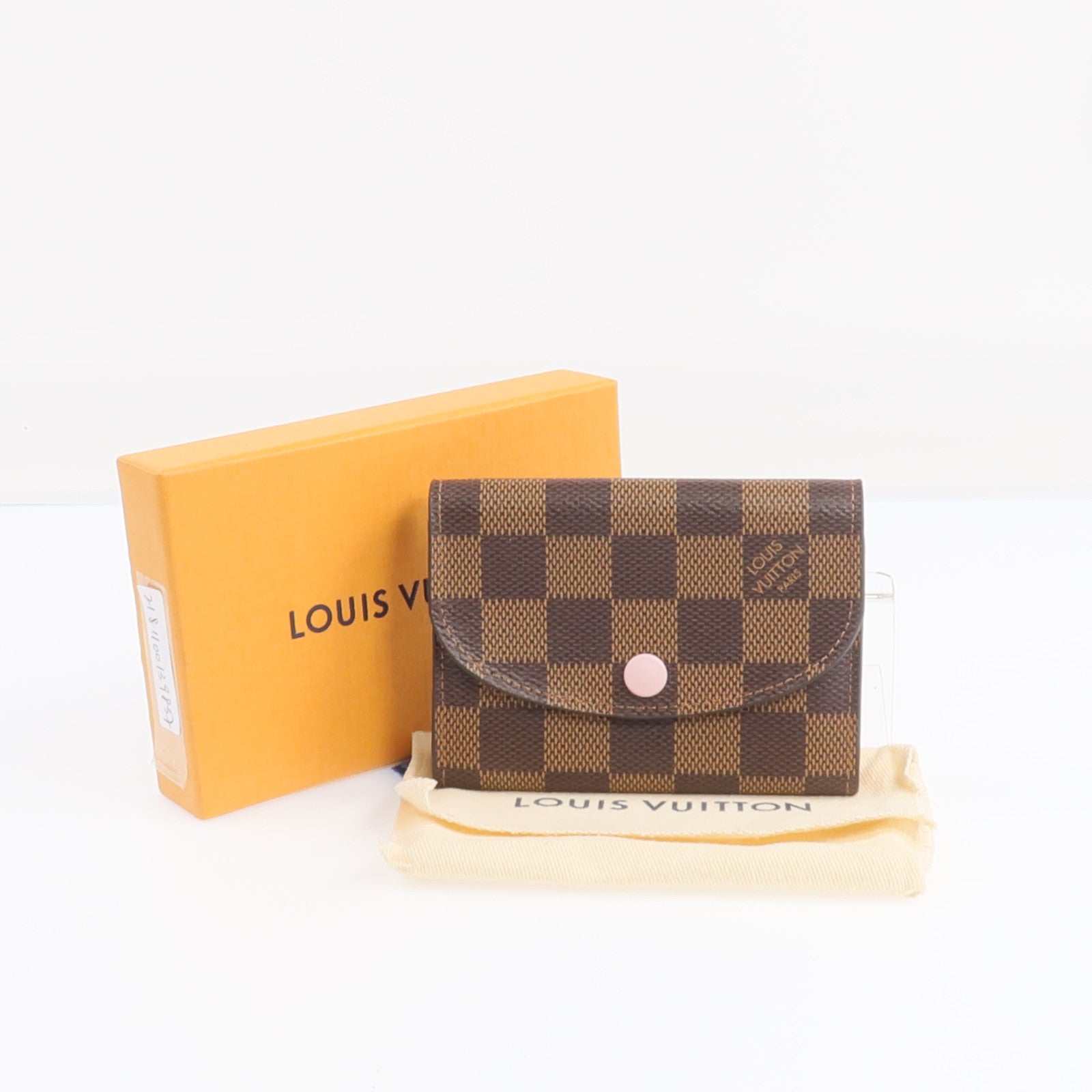 LOUIS VUITTON Damier Rosalie金扣卡片套