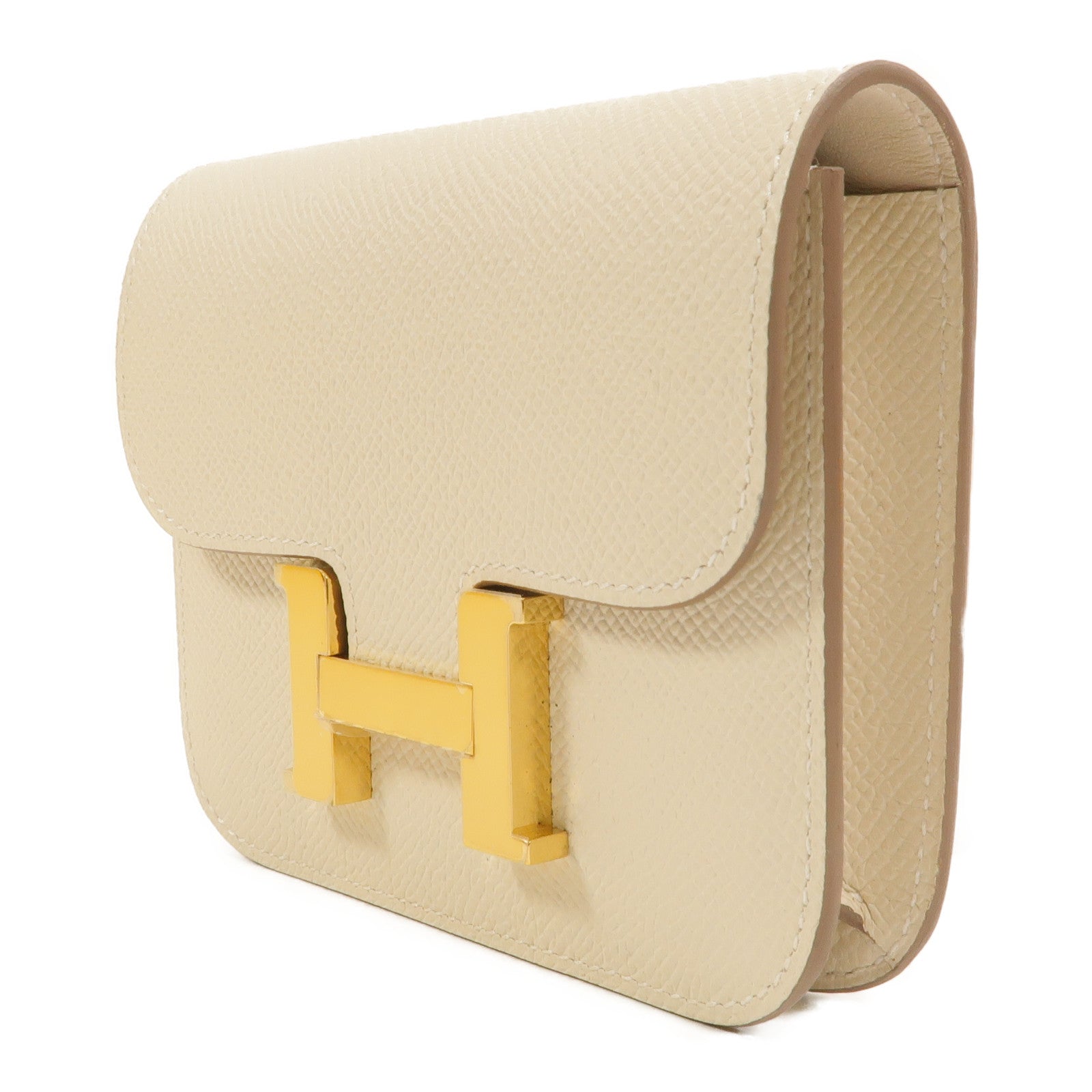 HERMES Epsom皮革Constance Slim錢包Nata