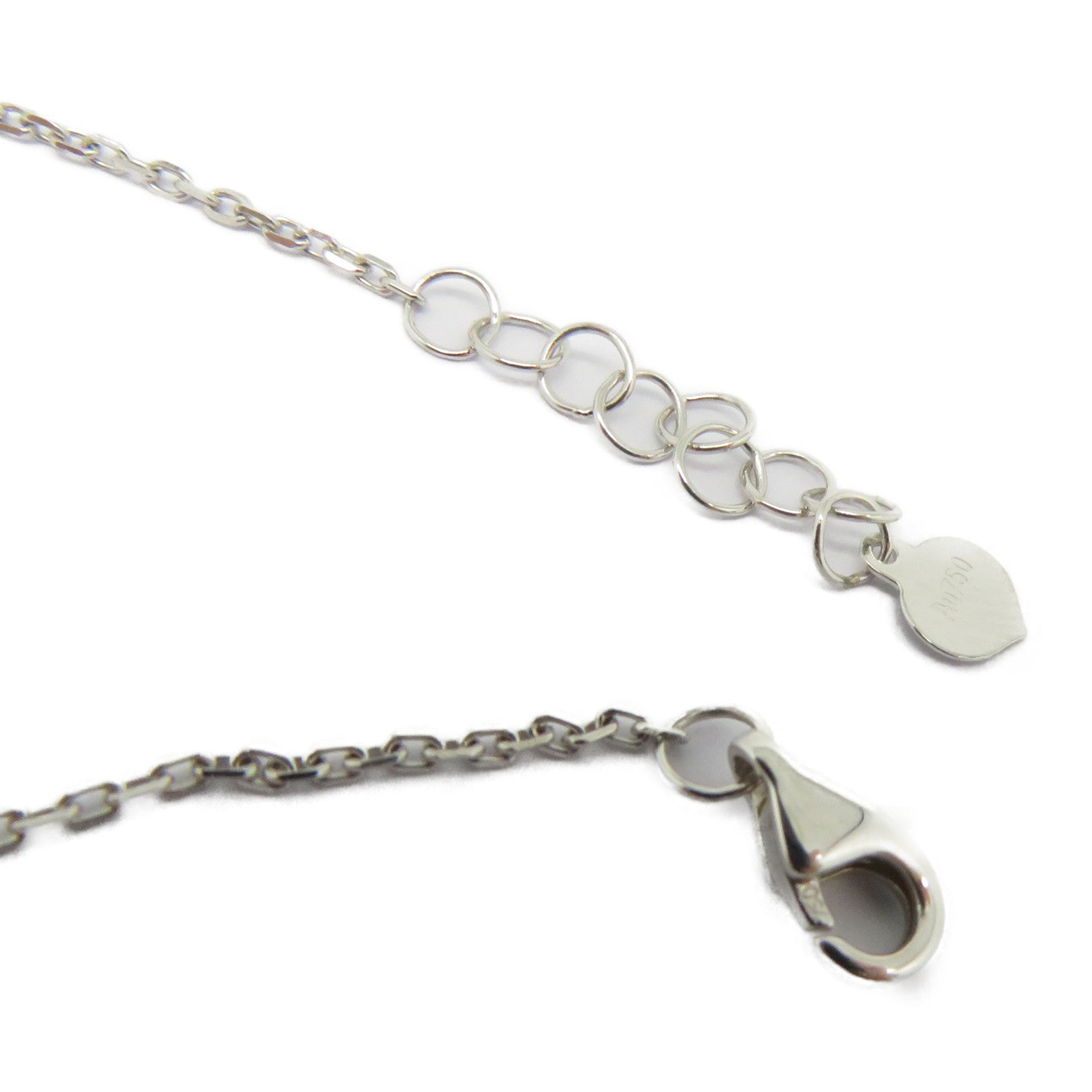JEWELRY 【激減優惠】18K白金Sapphire Diamond Necklace 1.313ct藍寶石/0.131ct鑽石項鍊