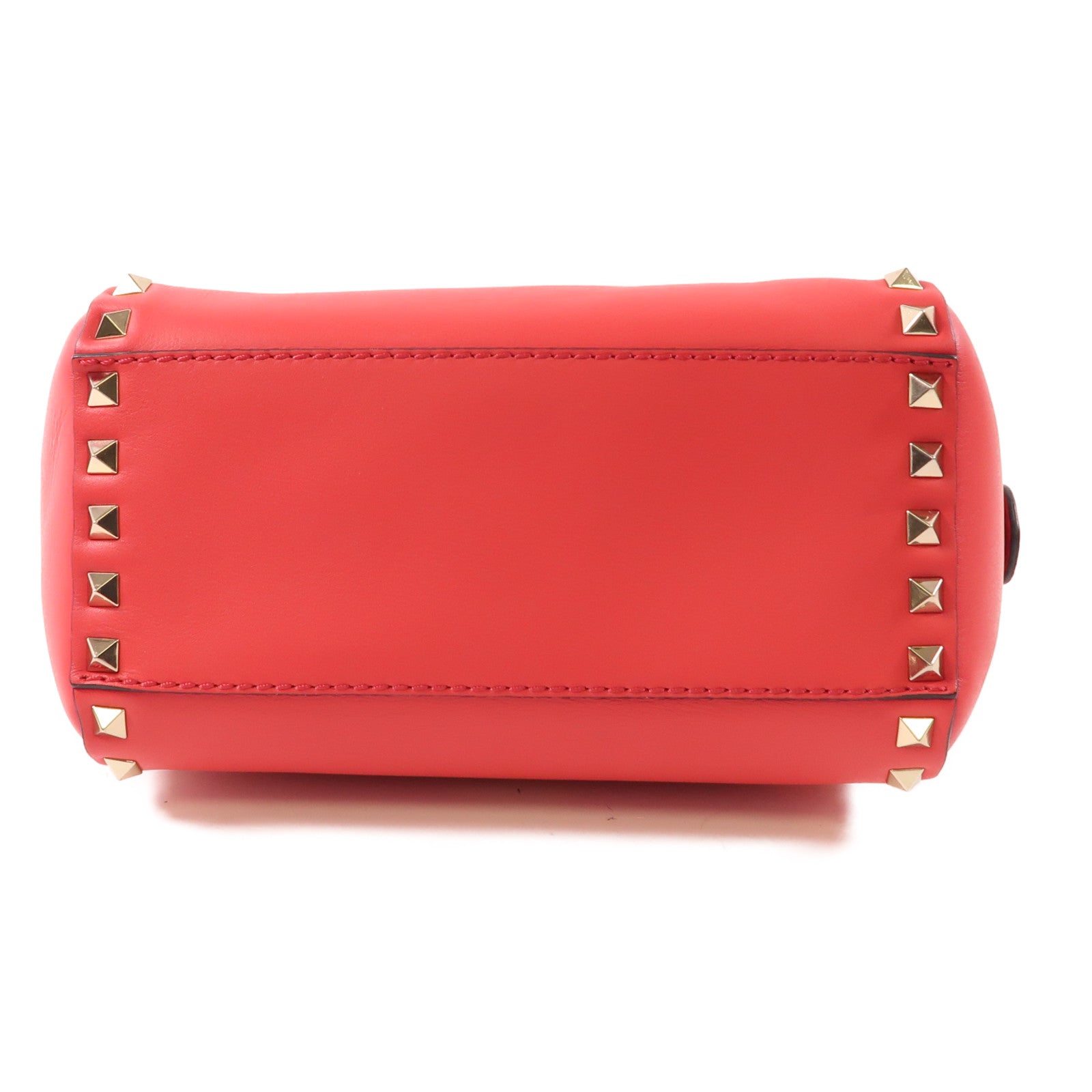 Valentino 【激減優惠】牛皮皮革2 Way Shoulder Bag金扣手挽肩背兩用袋