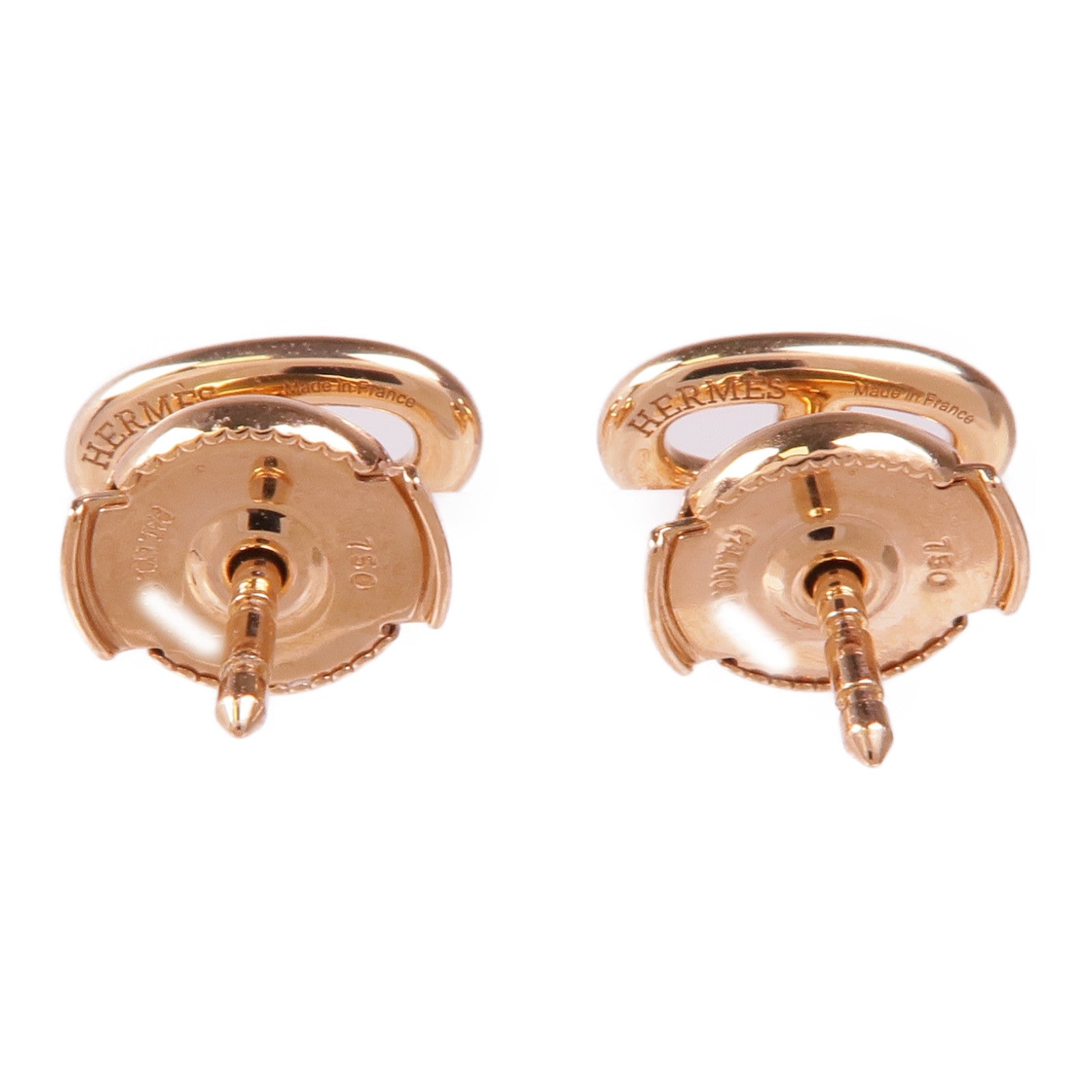 HERMES 18K玫瑰金Farandole Earrings耳環