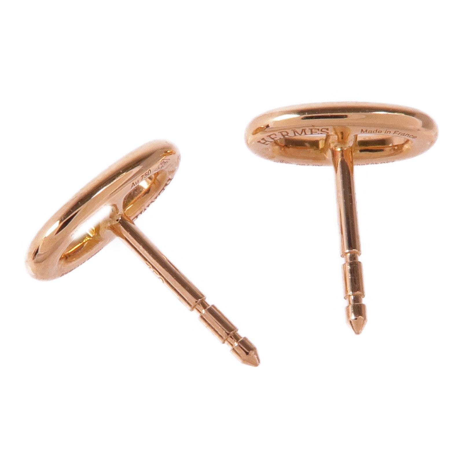 HERMES 18K玫瑰金Farandole Earrings耳環