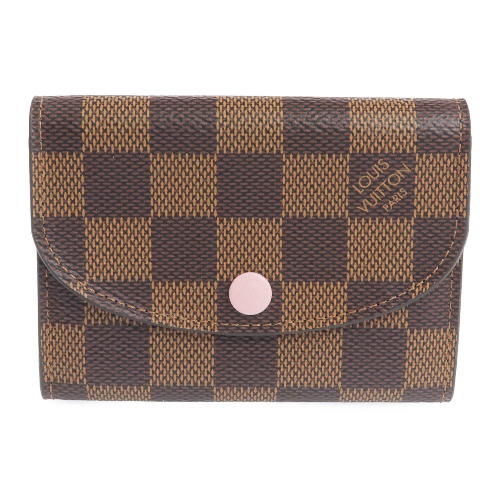 LOUIS VUITTON Damier Rosalie金扣卡片套