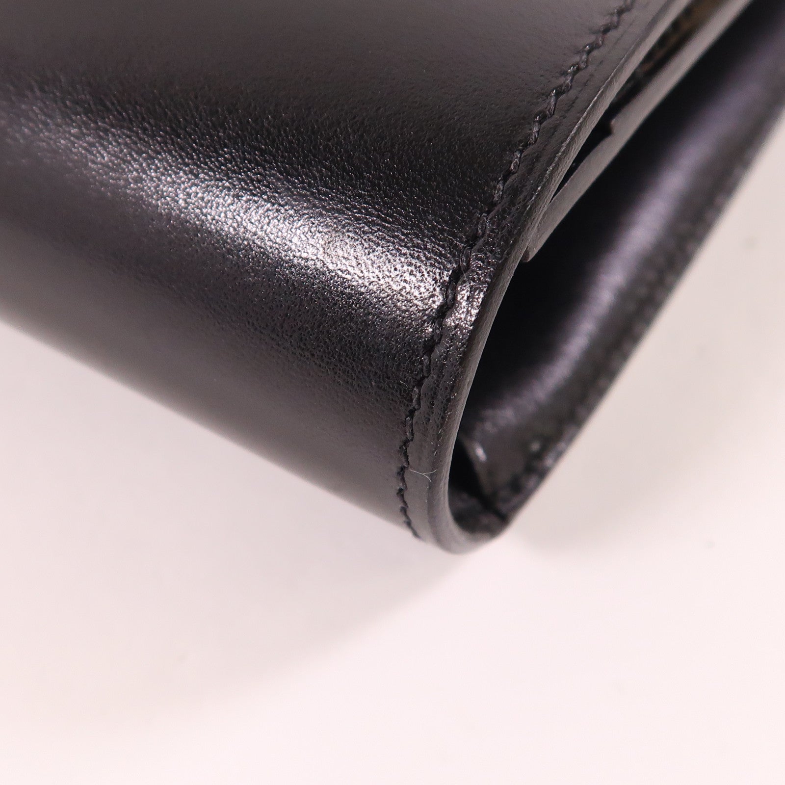 HERMES Box Calf皮革Constance Long Wallet銀扣長錢包