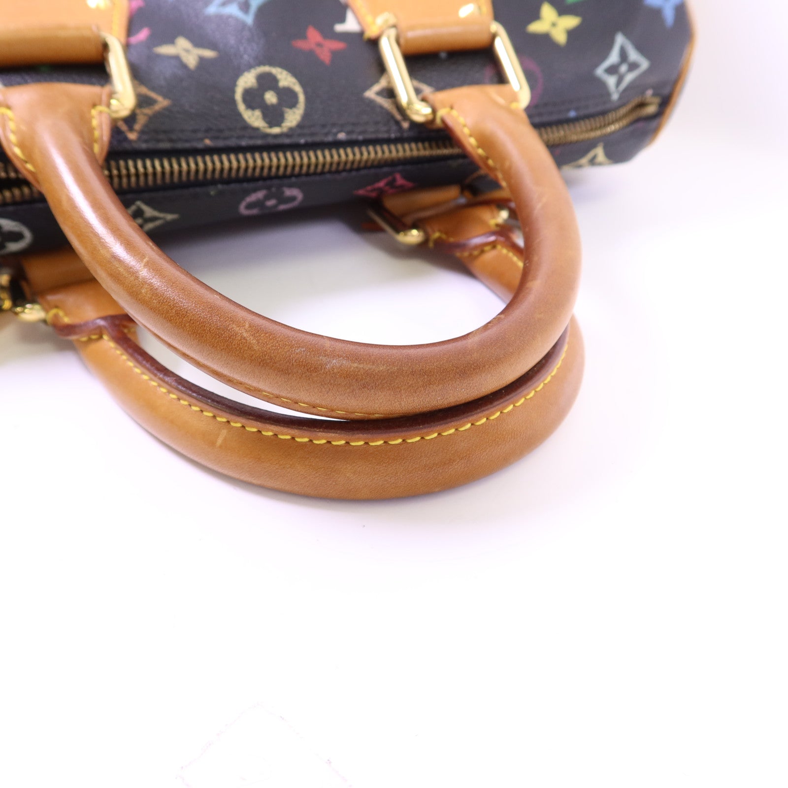 LOUIS VUITTON Monogram Multicolore Speedy 30金扣手挽袋