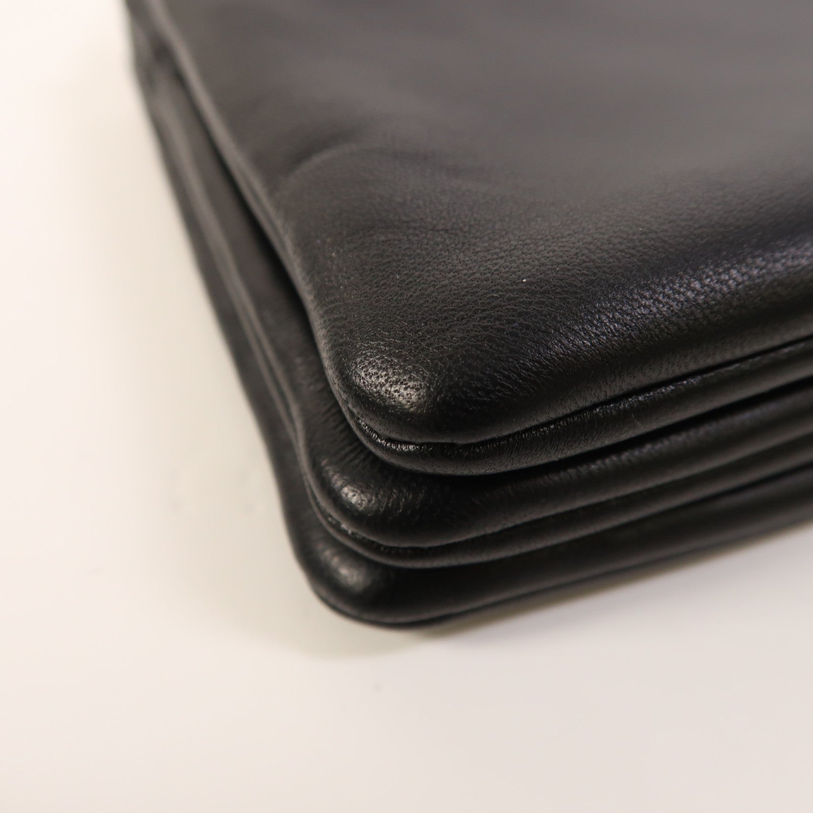 CELINE 羊皮皮革Trio金扣肩背袋