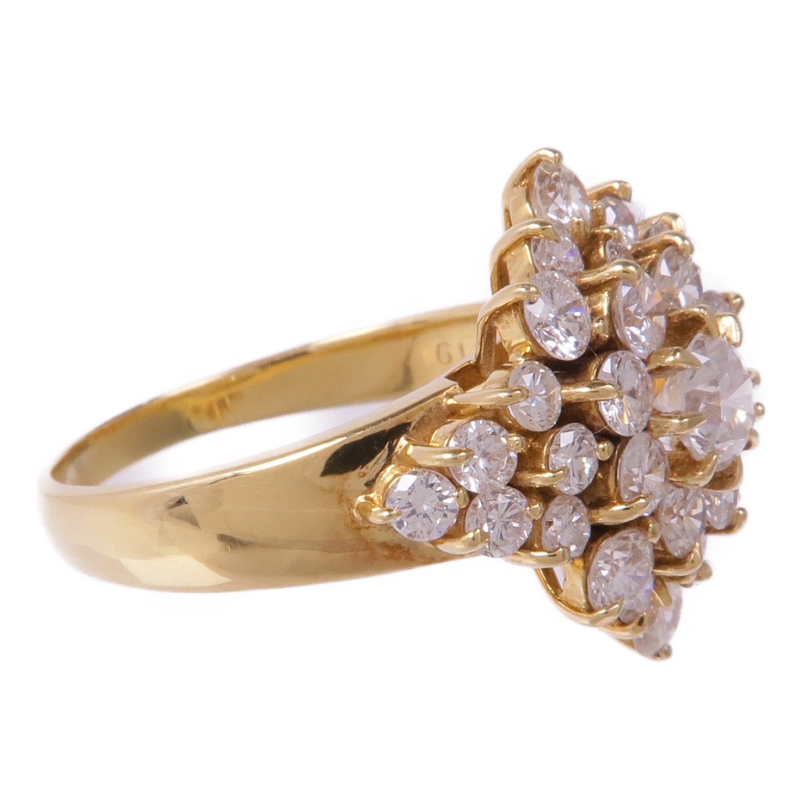 JEWELRY 18K黃金Diamond Ring鑽石戒指US#8