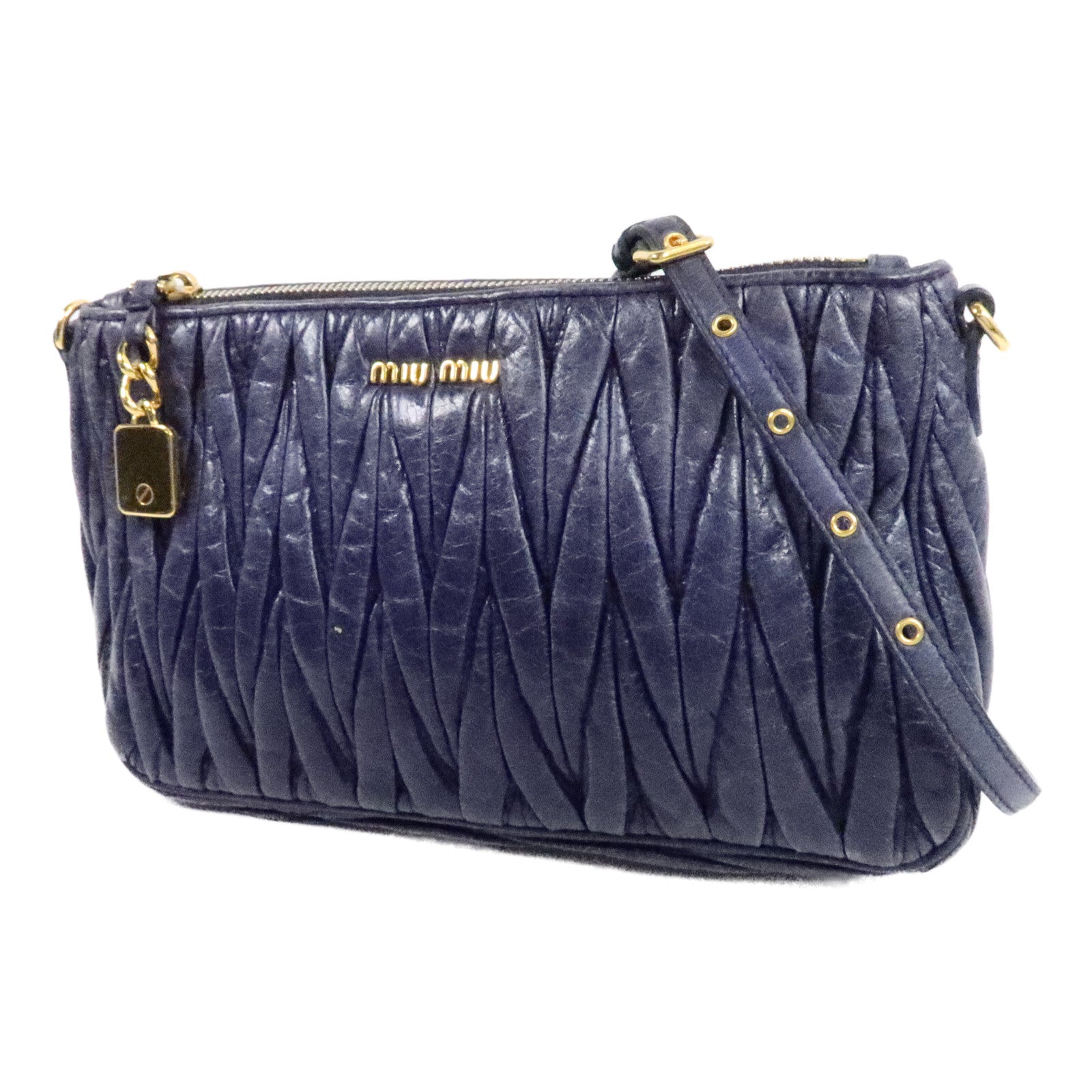 Miu Miu 牛皮皮革Shoulder Bag肩背袋