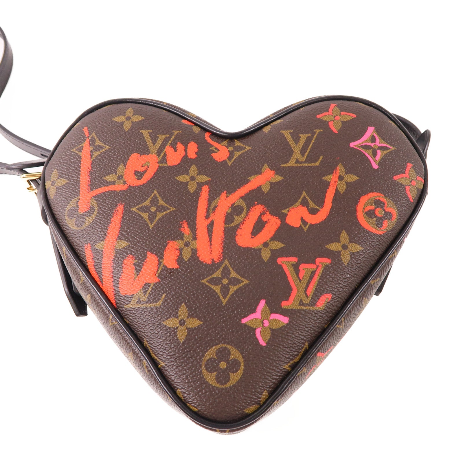 LOUIS VUITTON LV GHW Sac Coeur Fall In Love Shoulder Bag M45890 Monogram Brown