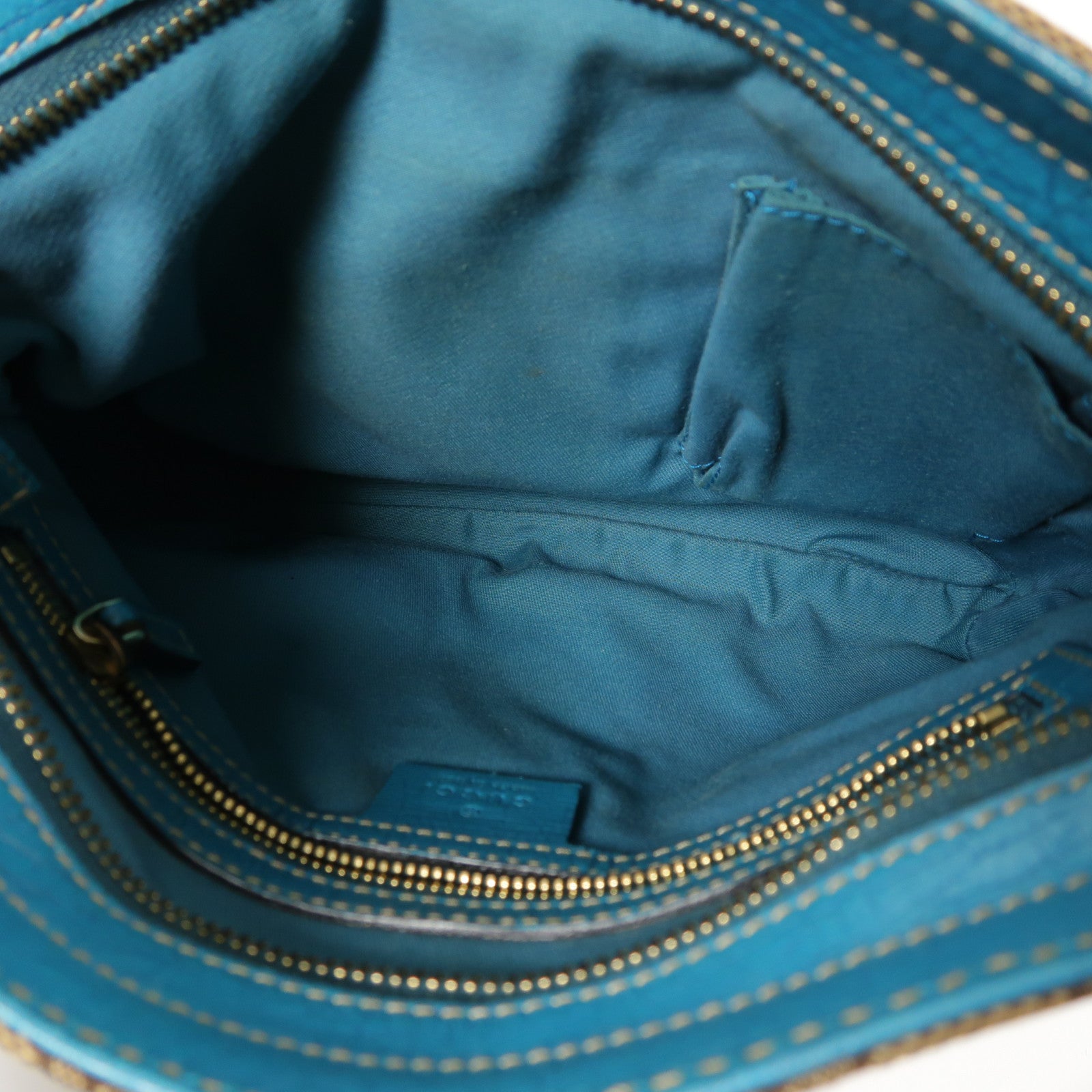 GUCCI 帆布Shoulder Bag金扣肩背袋