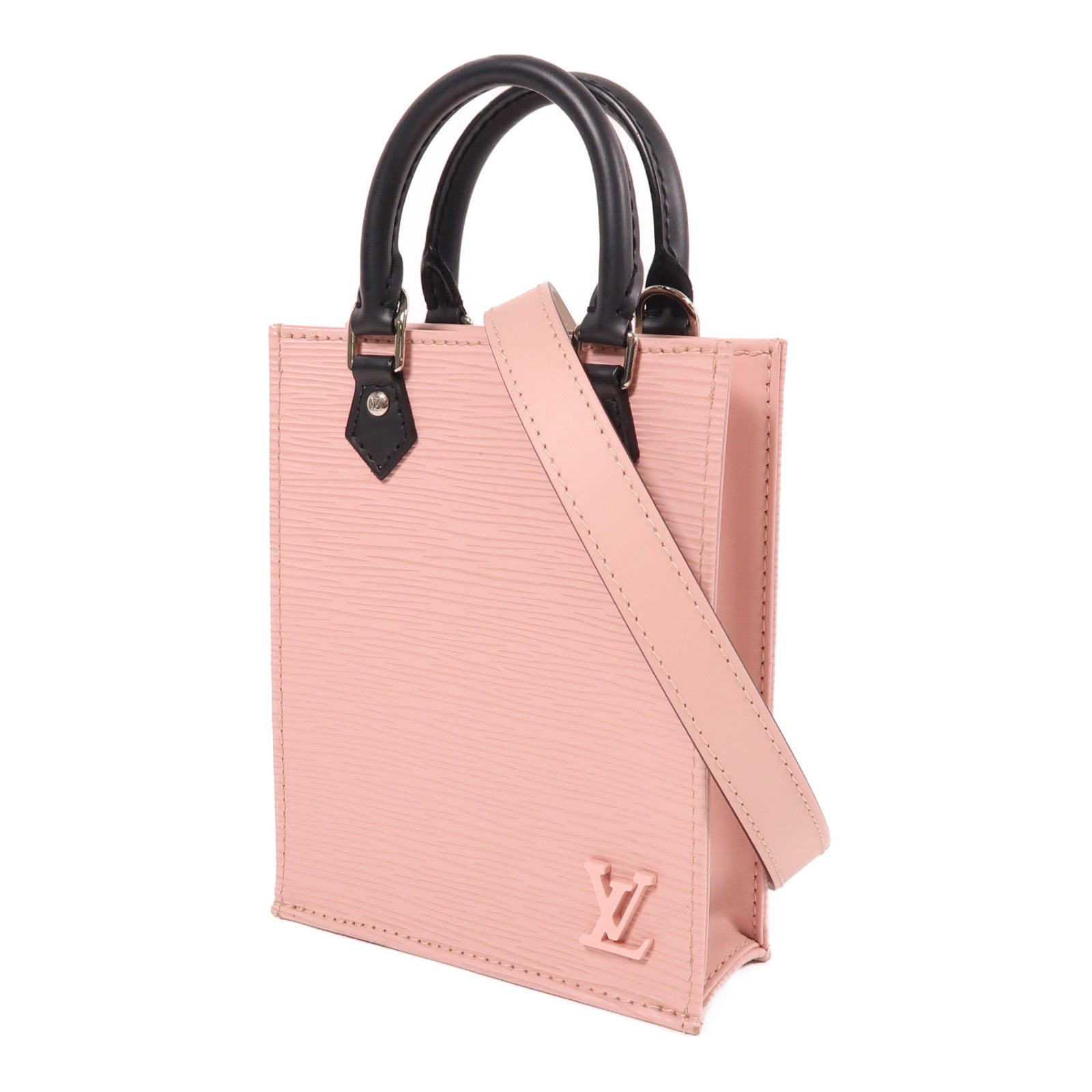 LOUIS VUITTON 【激減優惠】Epi Petit Sac Plat銀扣手挽肩背兩用袋