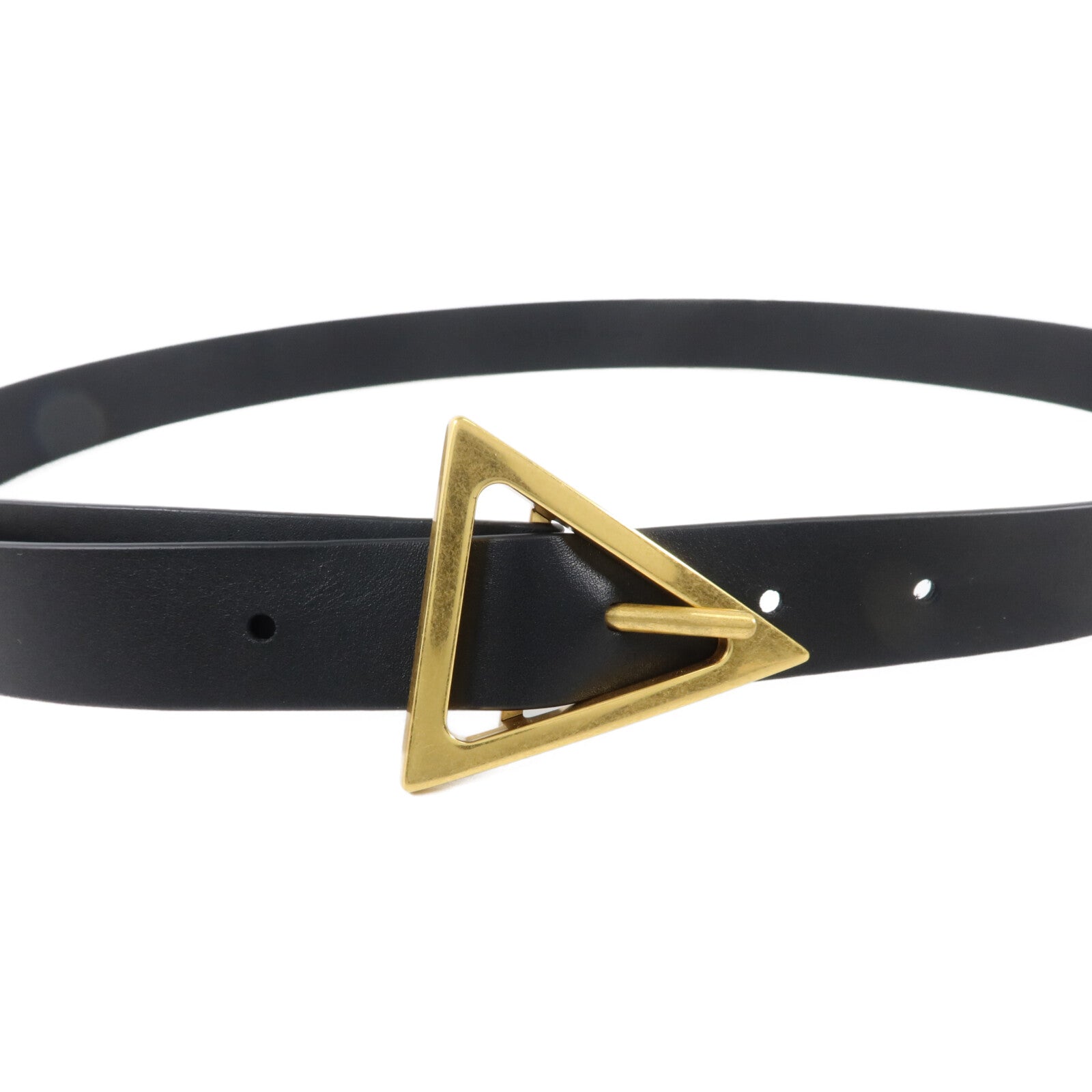 BOTTEGA VENETA 牛皮皮革Triangle Leather Belt 90cm皮帶