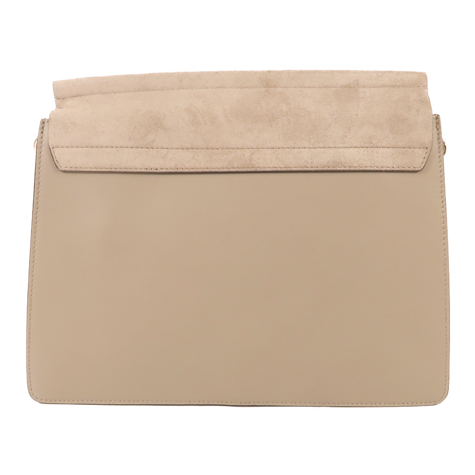 Chloe 牛皮皮革Faye Bag金扣肩背袋