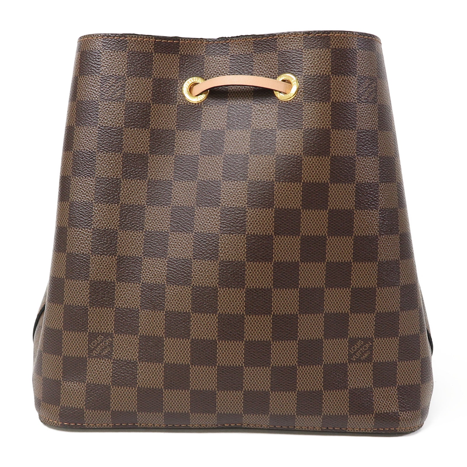 LOUIS VUITTON Damier Neo Noe MM金扣肩背袋啡色