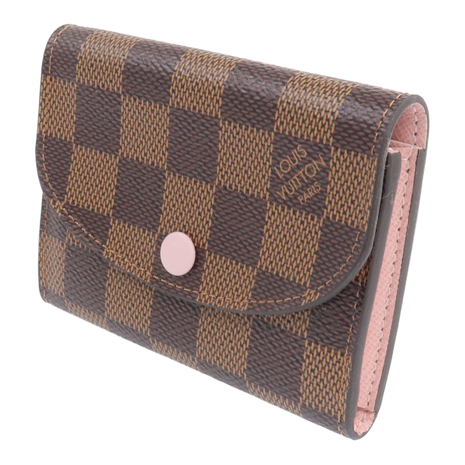 LOUIS VUITTON Damier Rosalie金扣卡片套
