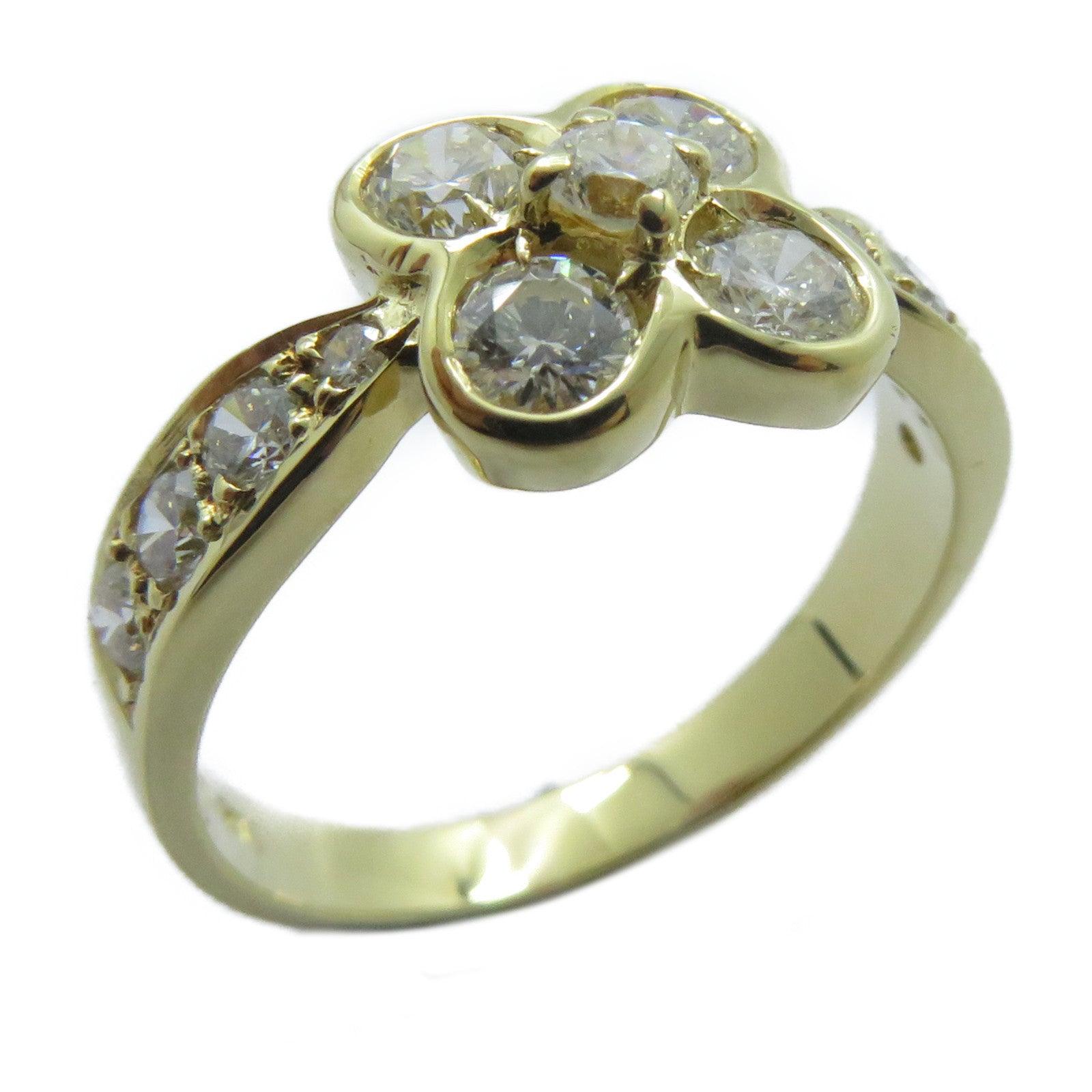 JEWELRY 【激減優惠】K18黃金Diamond Ring 1.00ct鑽石戒指US#6.5