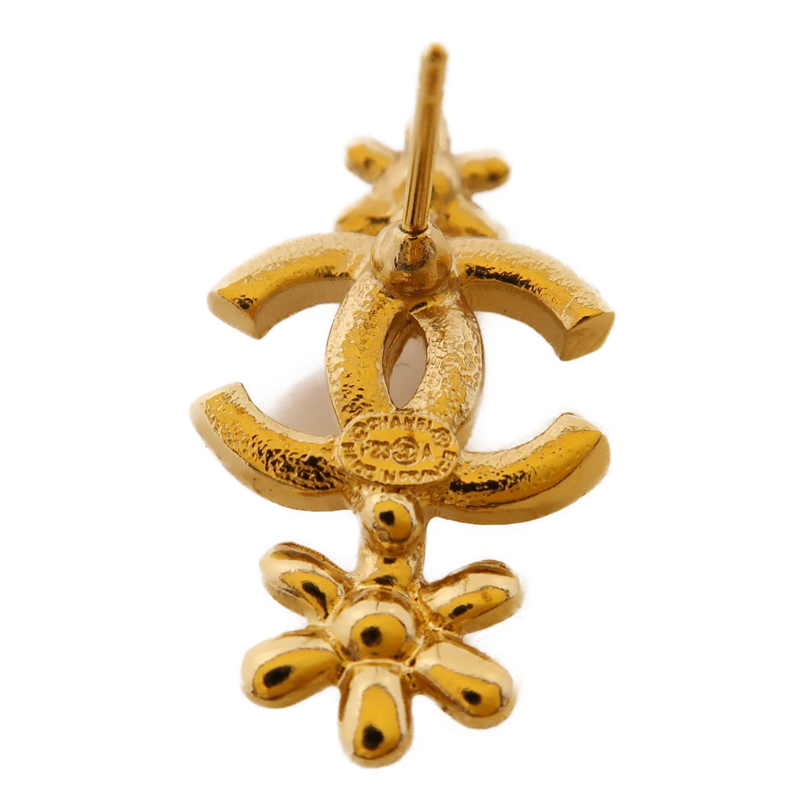 CHANEL 金屬Earrings耳環金色