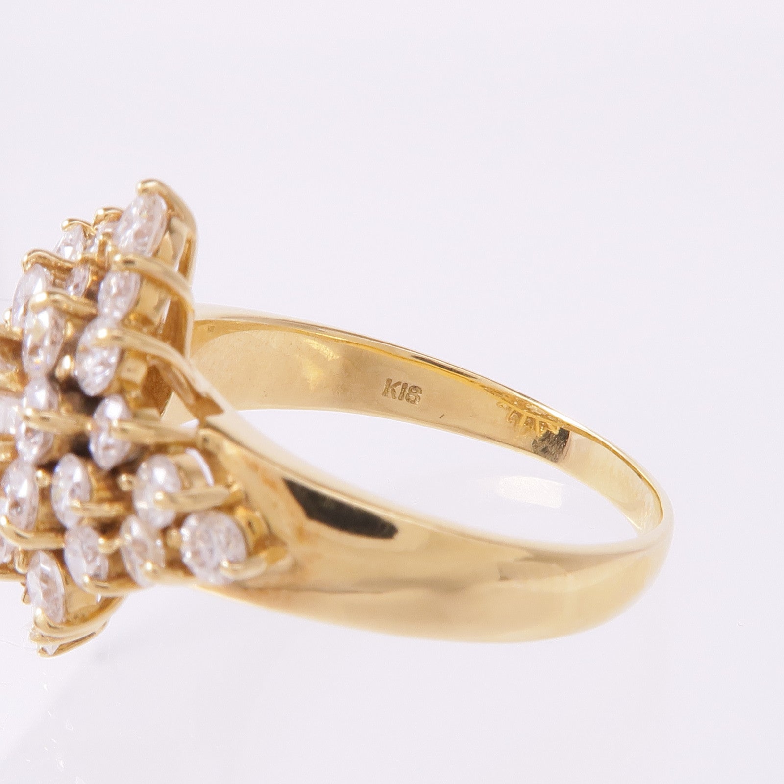 JEWELRY 18K黃金Diamond Ring鑽石戒指US#8
