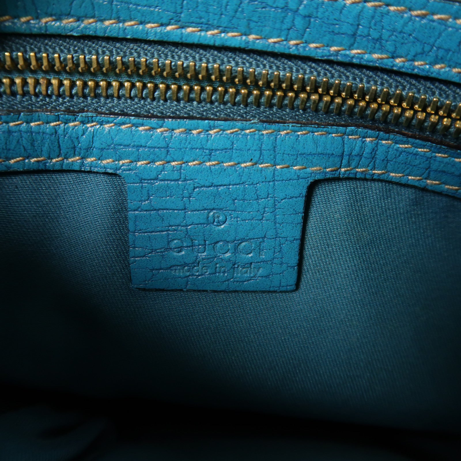 GUCCI 帆布Shoulder Bag金扣肩背袋