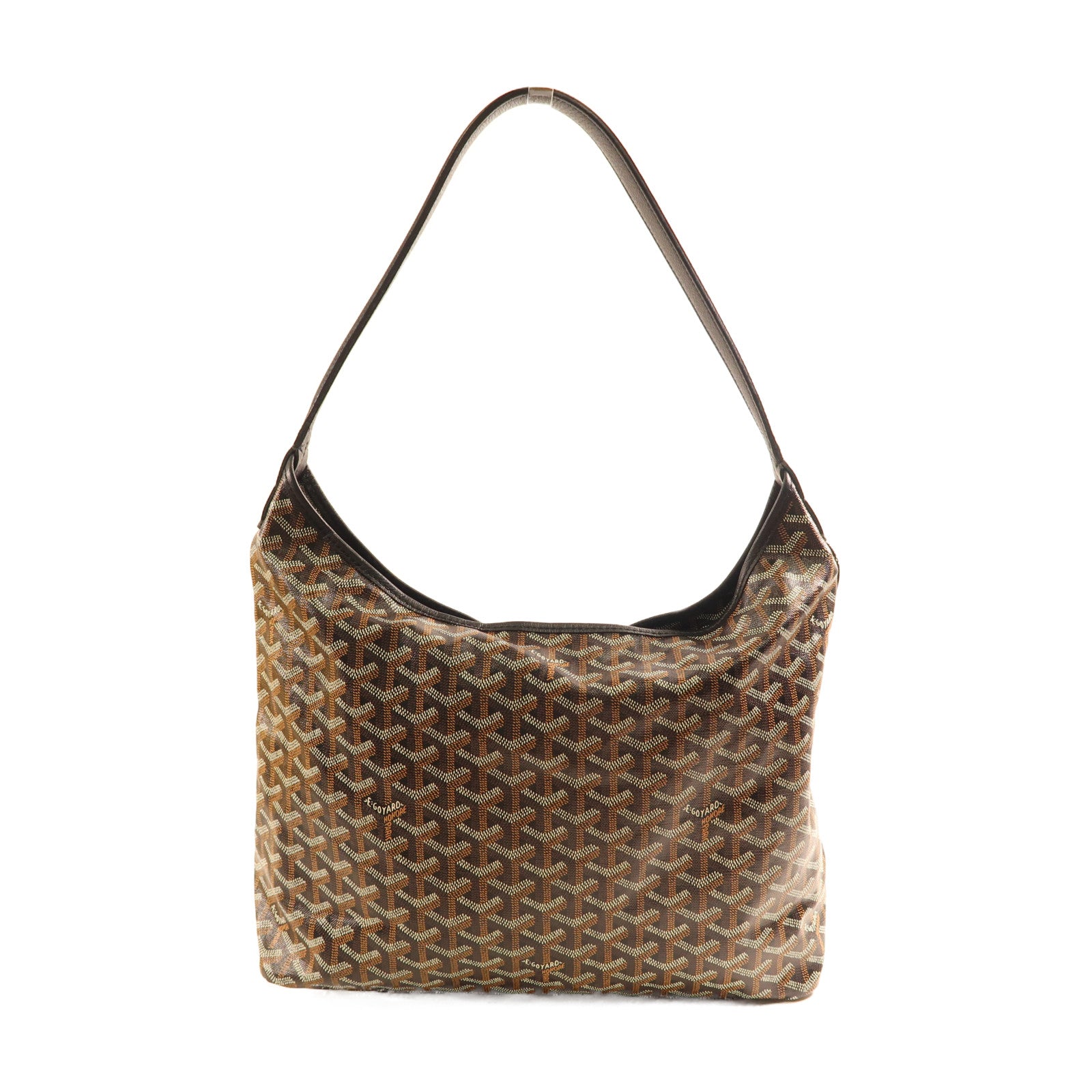 GOYARD 塗層帆布Hobo Bag銀扣肩背袋