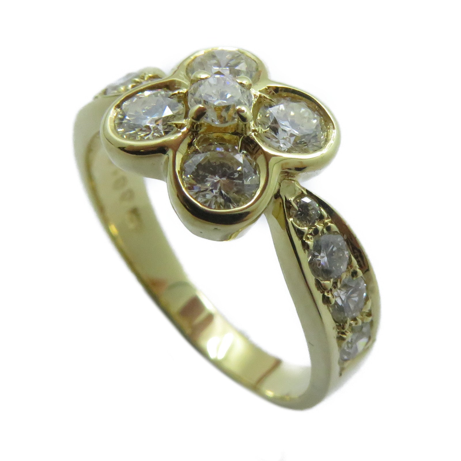 JEWELRY 【激減優惠】K18黃金Diamond Ring 1.00ct鑽石戒指US#6.5