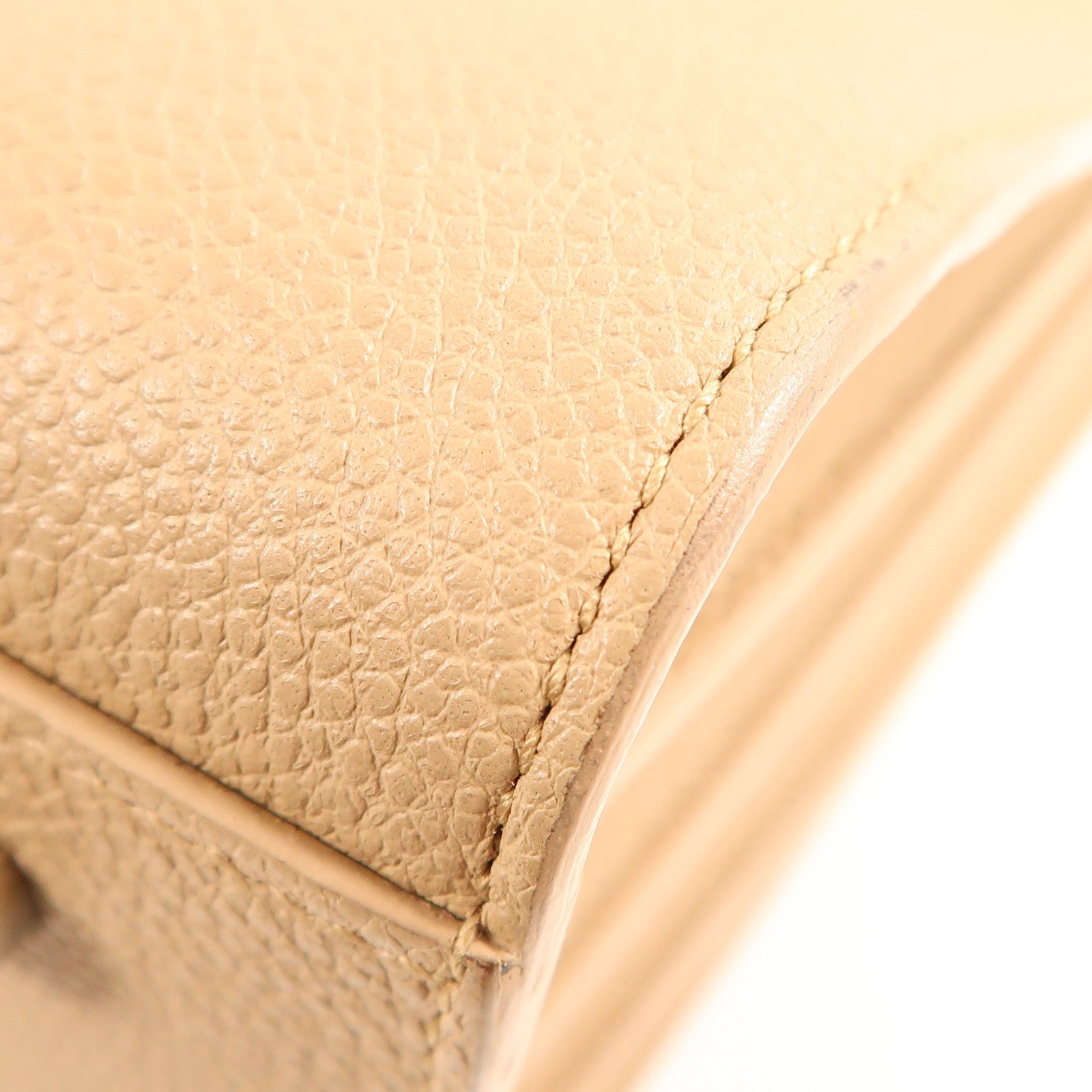 SAINT LAURENT YSL SHW Sac de jour 2Way Shoulder Bag Calfskin Leather Beige