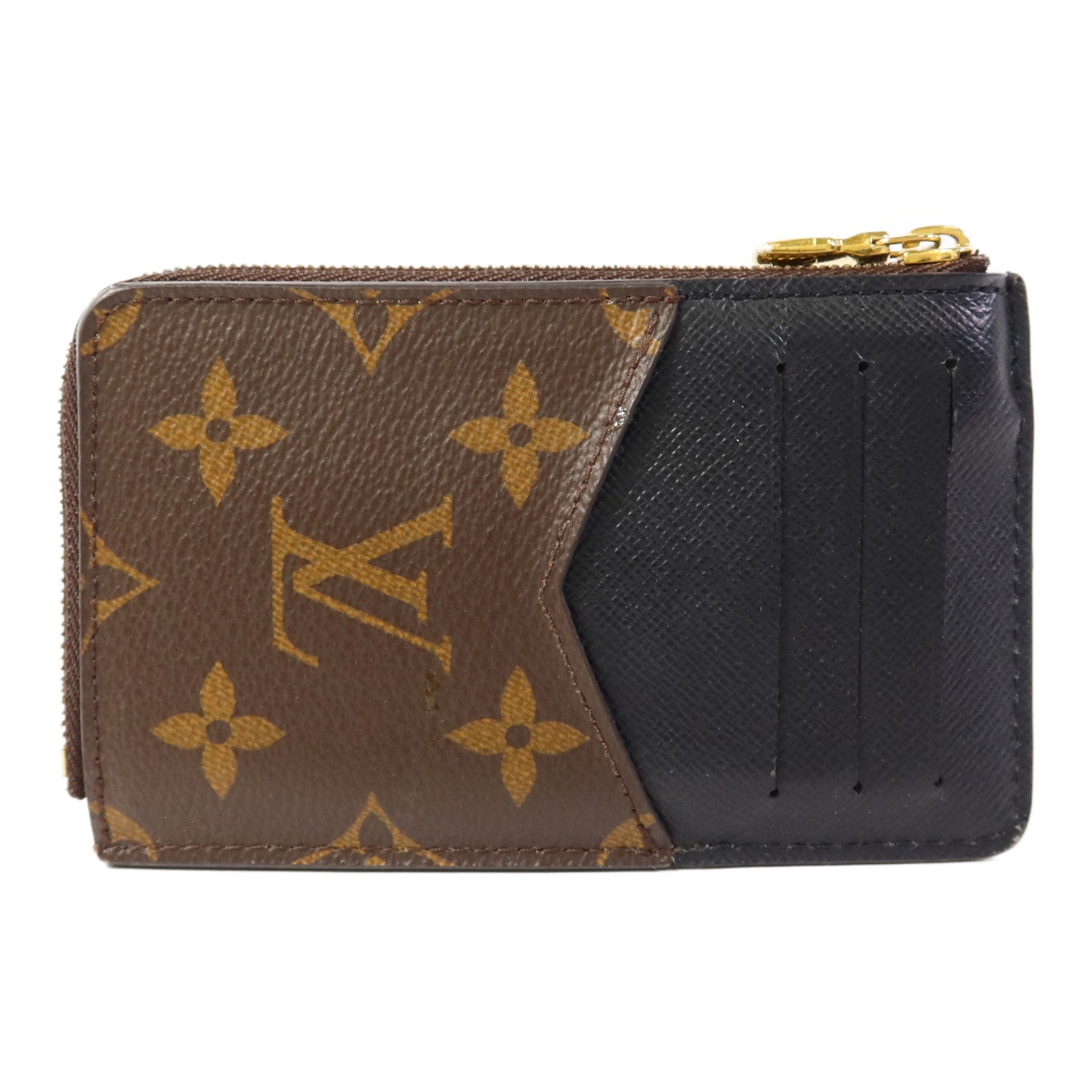 LOUIS VUITTON Monogram Recto Verso金扣卡片套
