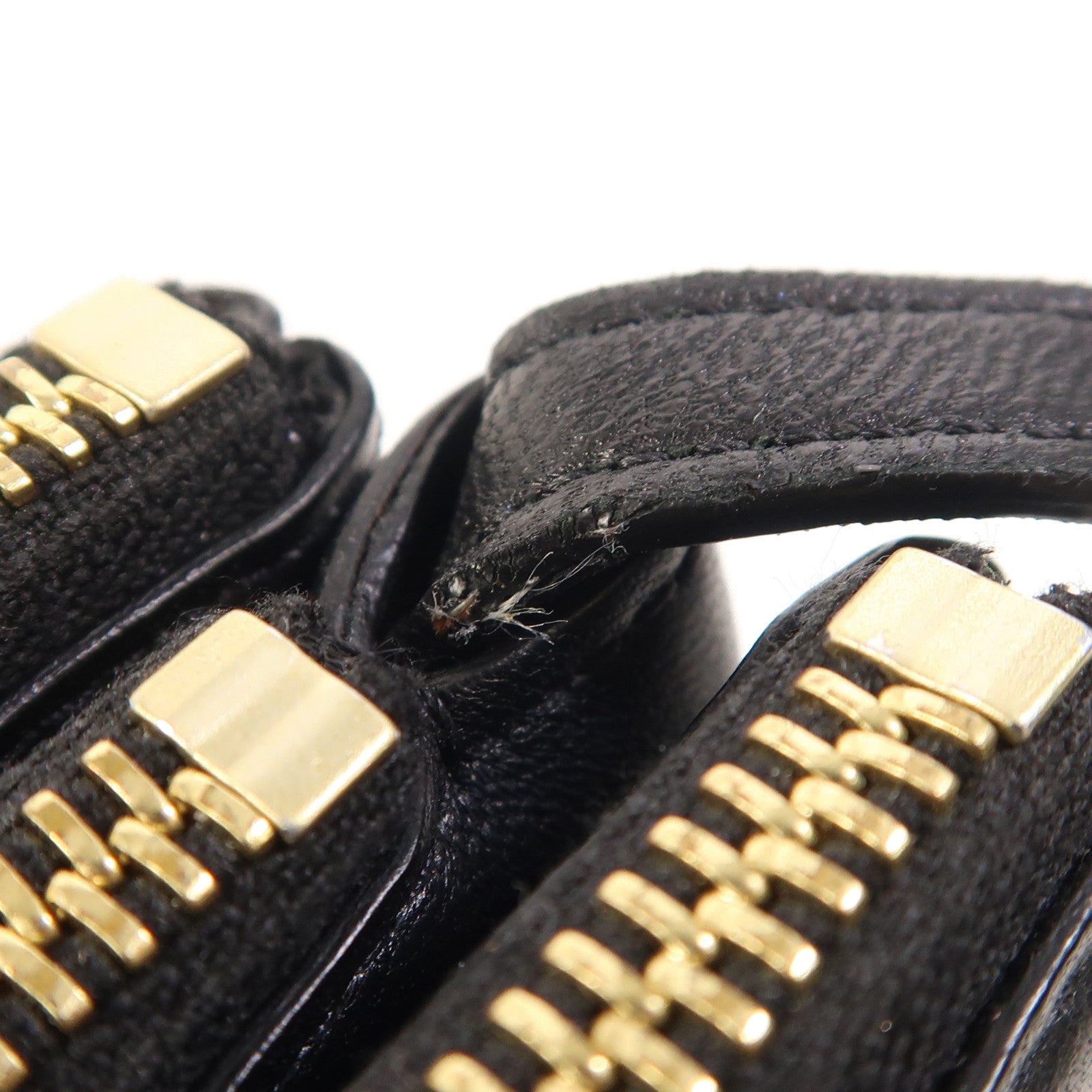 CELINE 羊皮皮革Trio金扣肩背袋