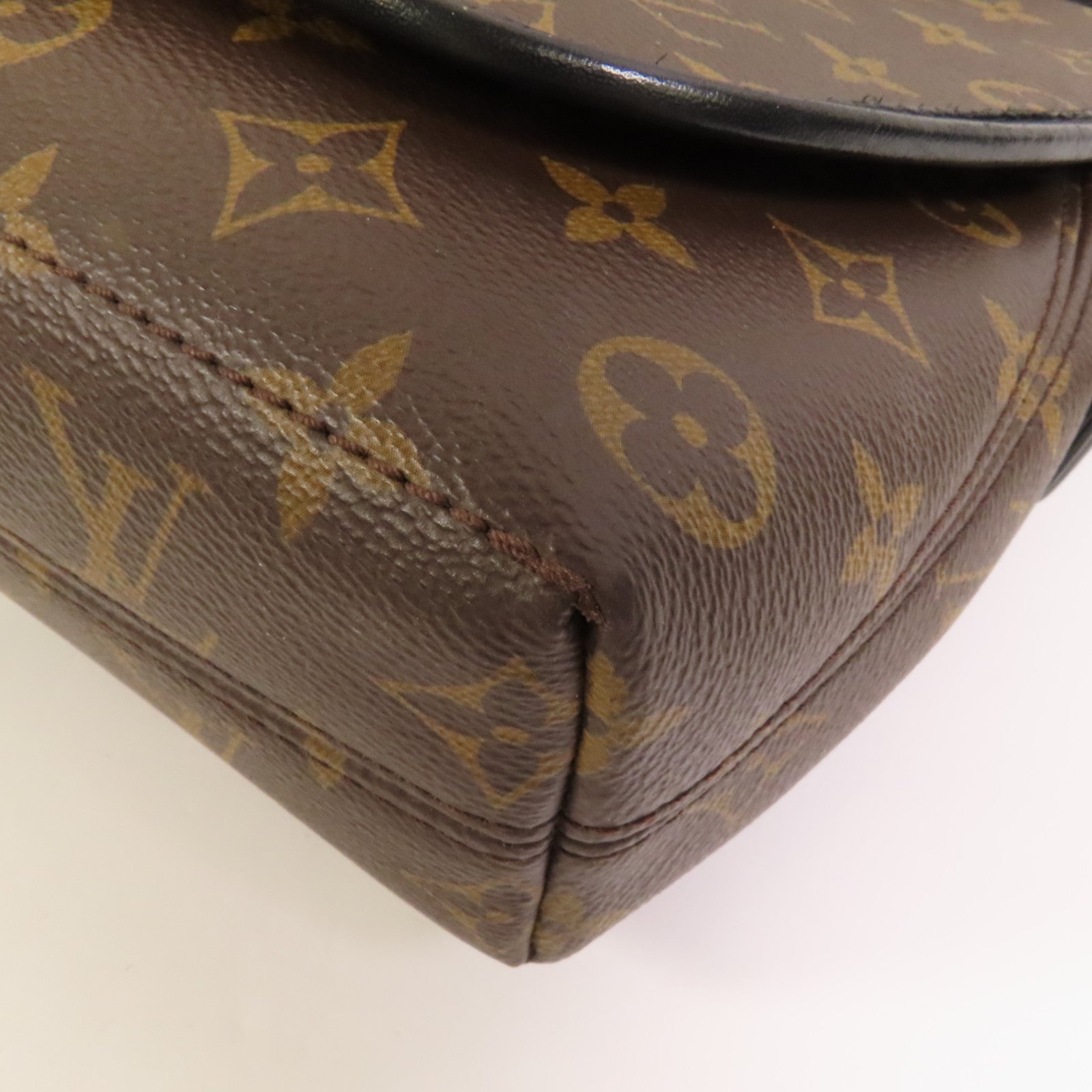 LOUIS VUITTON 【激減優惠】Monogram Macassar Magnetic Messenger Bag肩背袋棕色