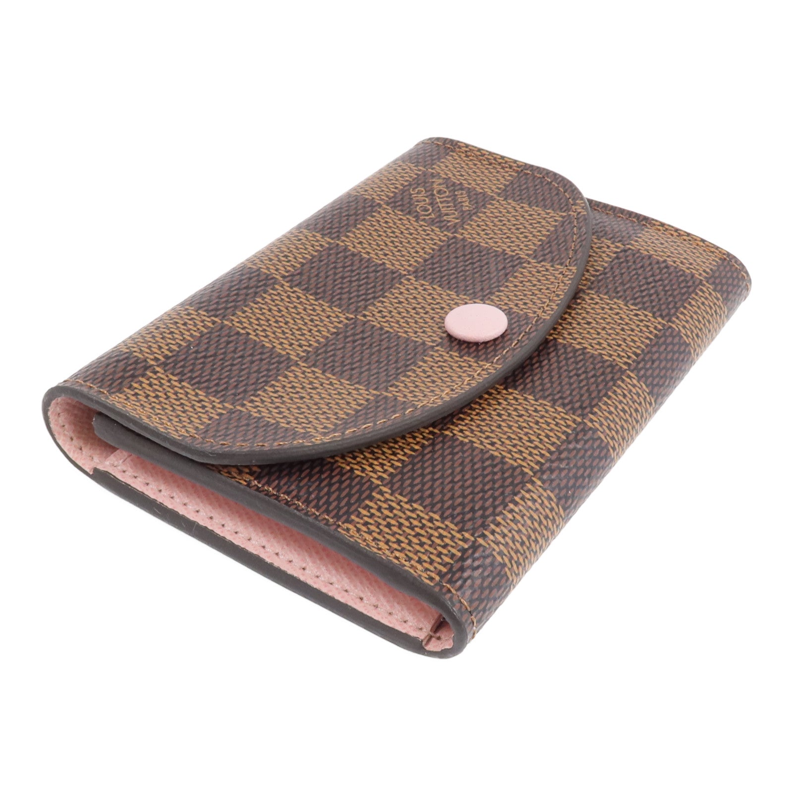 LOUIS VUITTON Damier Rosalie金扣卡片套