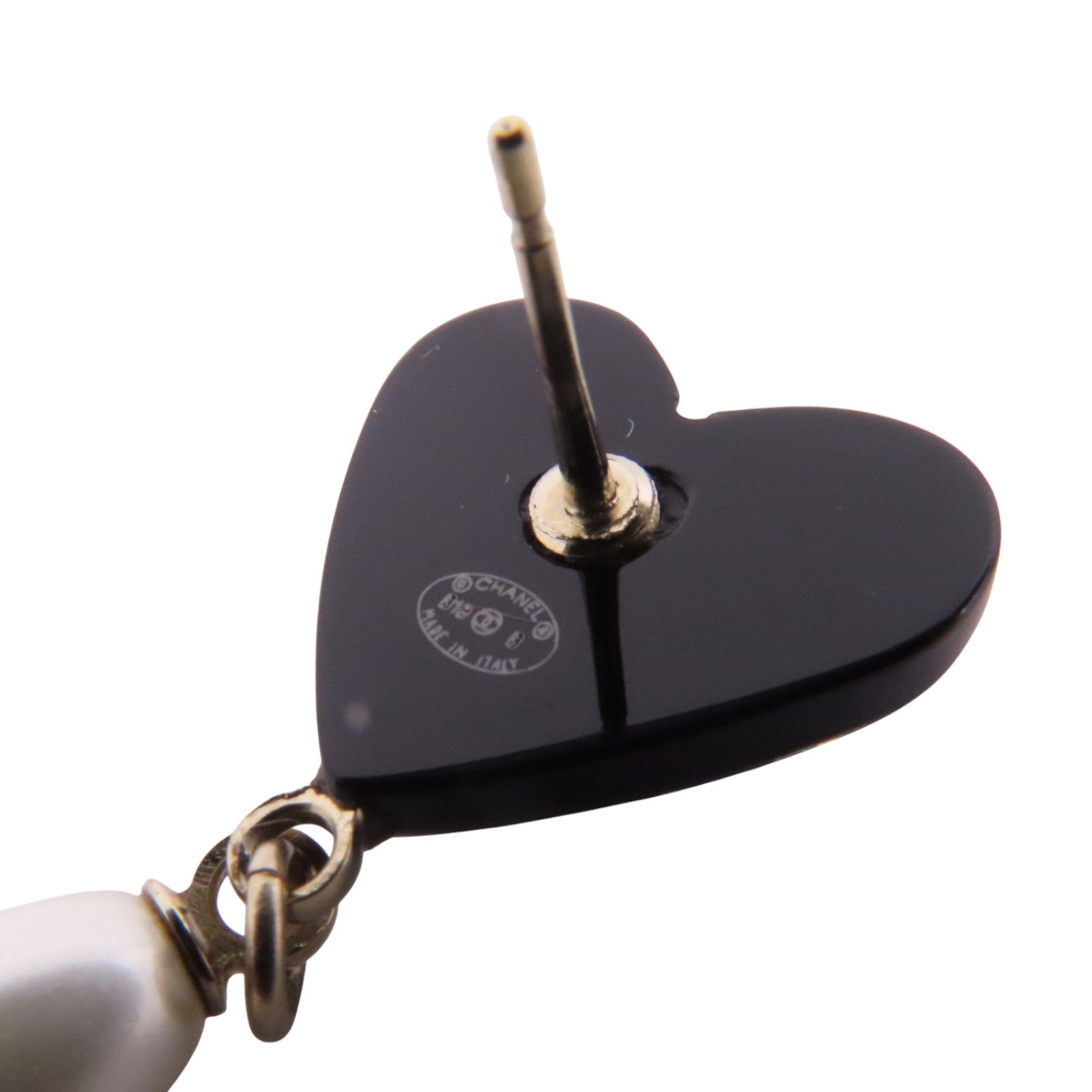 CHANEL 金屬/仿珍珠Earrings銀扣耳環