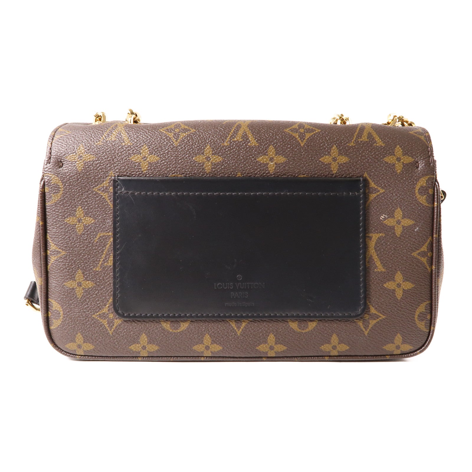 LOUIS VUITTON LV GHW Marceau Chain Shoulder Bag M46126 Monogram Brown