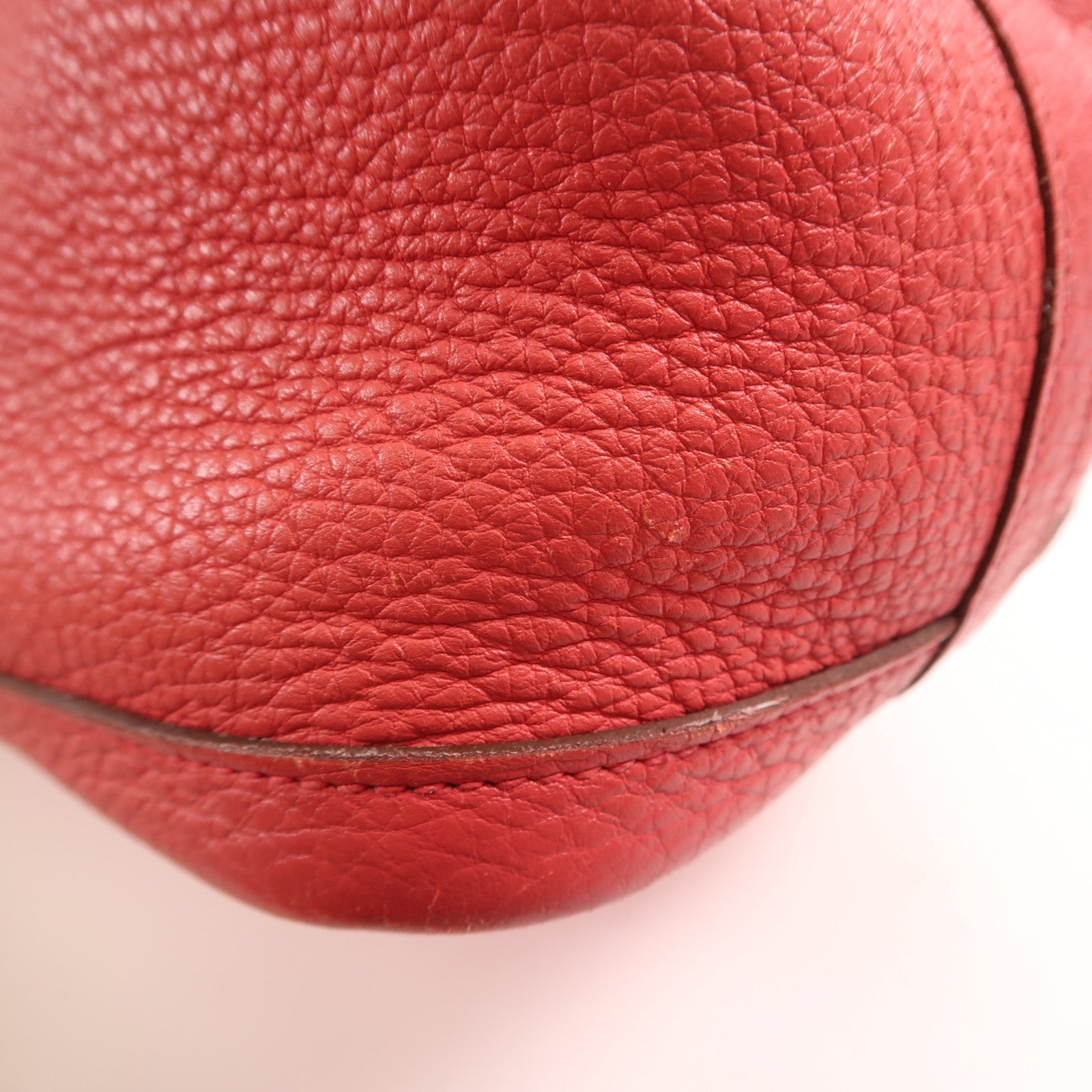 HERMES Negonda皮革Garden Party TPM銀扣手挽袋Rose Jarpur