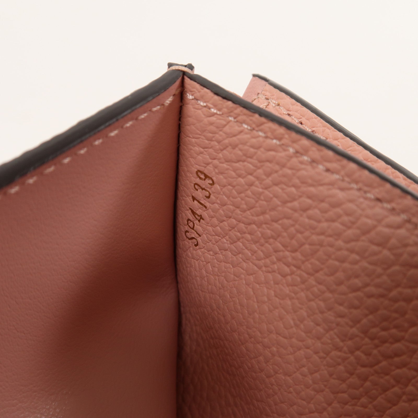 LOUIS VUITTON Monogram Empreinte Portefeuille Zoe Wallet金扣錢包粉紅色