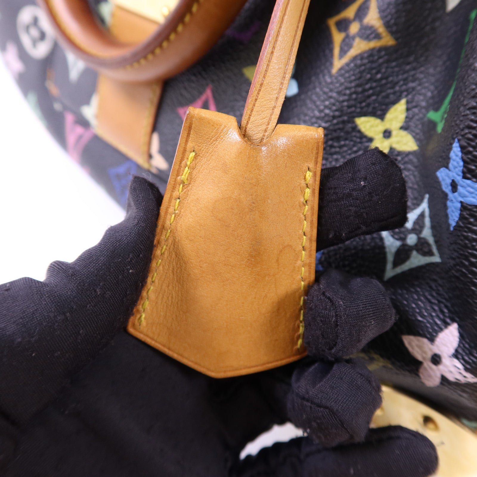 LOUIS VUITTON Monogram Multicolore Speedy 30金扣手挽袋