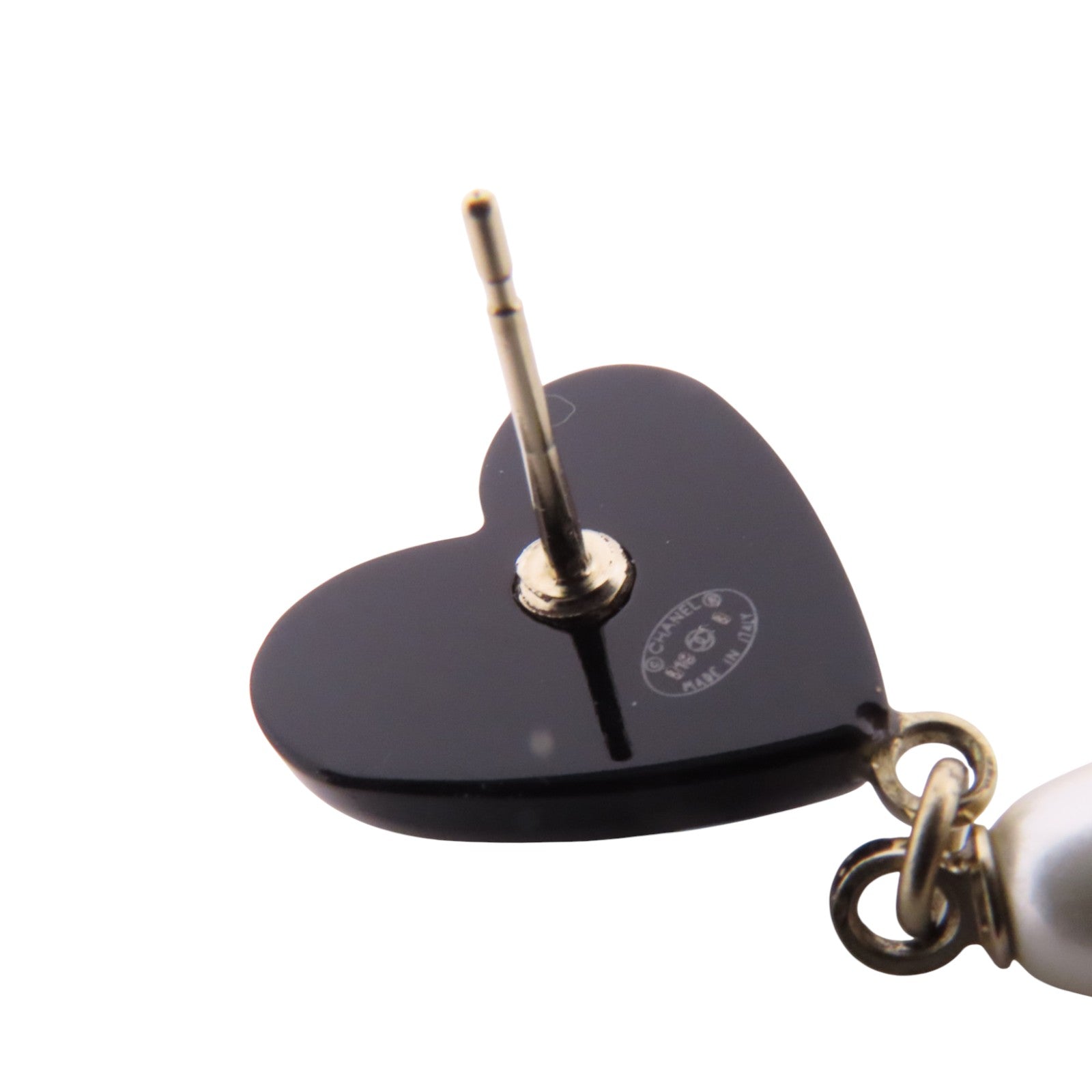 CHANEL 金屬/仿珍珠Earrings銀扣耳環