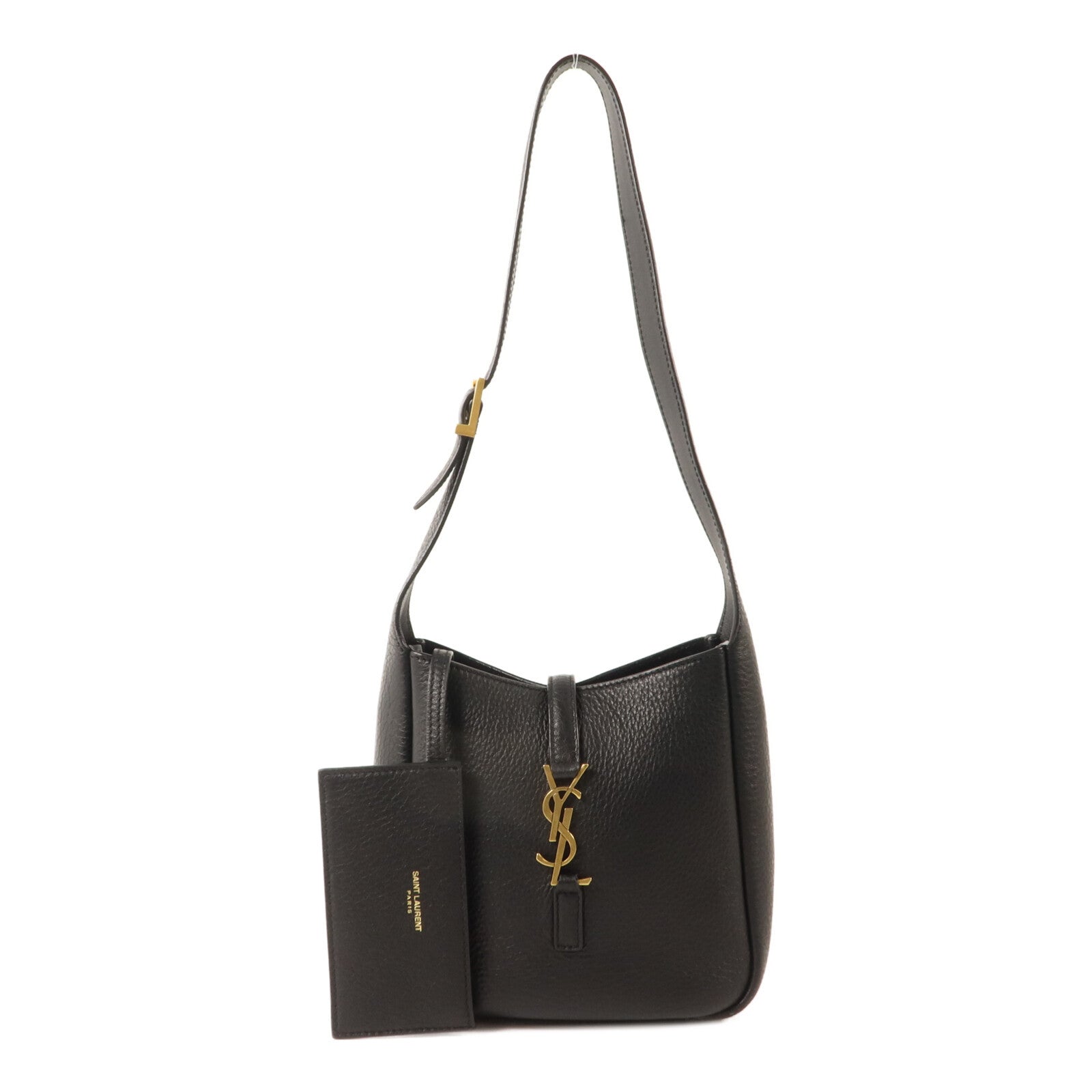 SAINT LAURENT 鹿皮Le 5 A7 Hobo Baby肩背袋