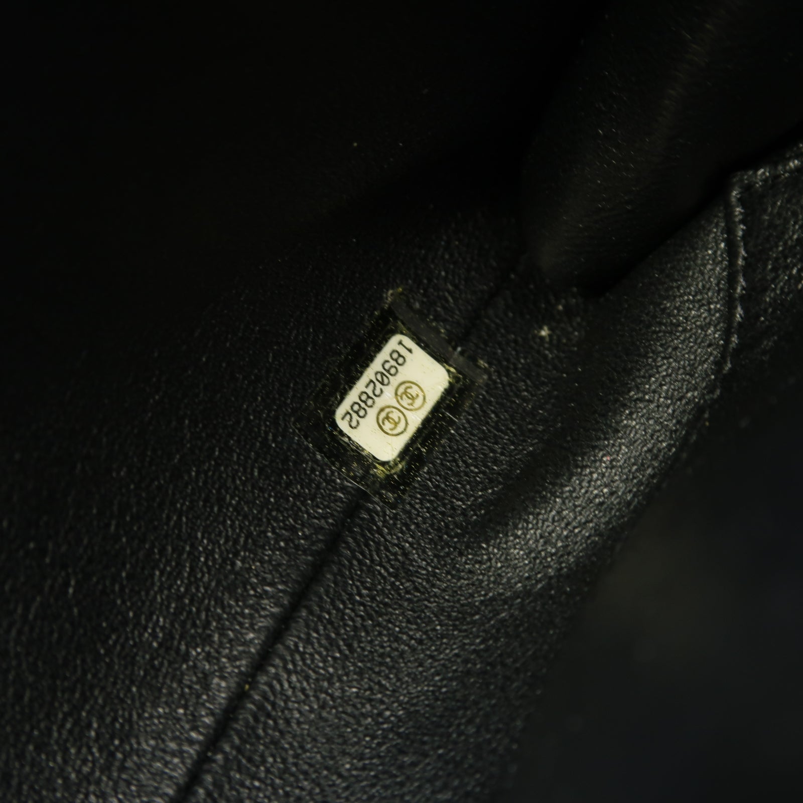 CHANEL 菱格漆皮皮革Chain Shoulder Bag銀扣鏈帶肩背袋黒色