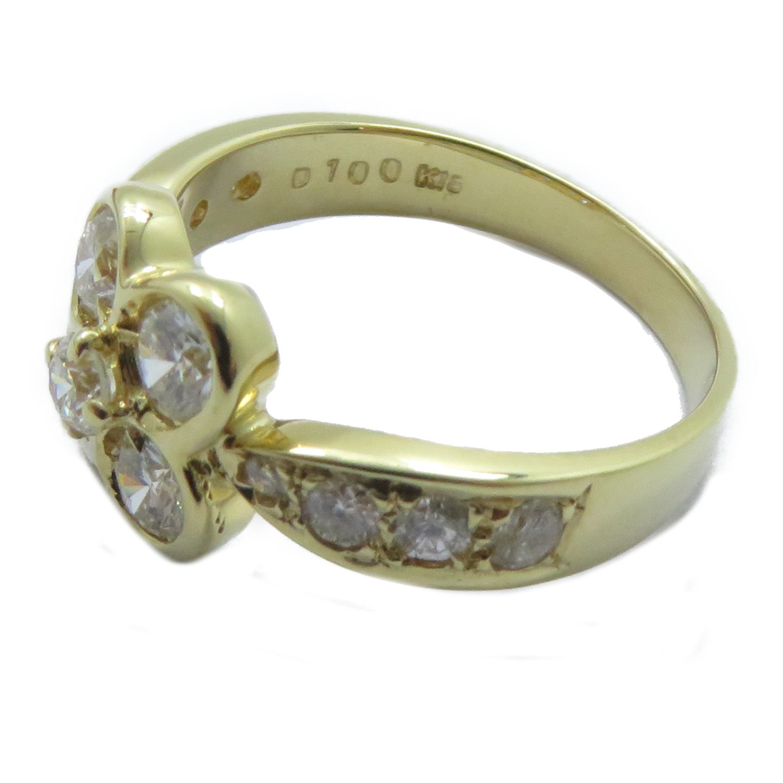 JEWELRY 【激減優惠】K18黃金Diamond Ring 1.00ct鑽石戒指US#6.5