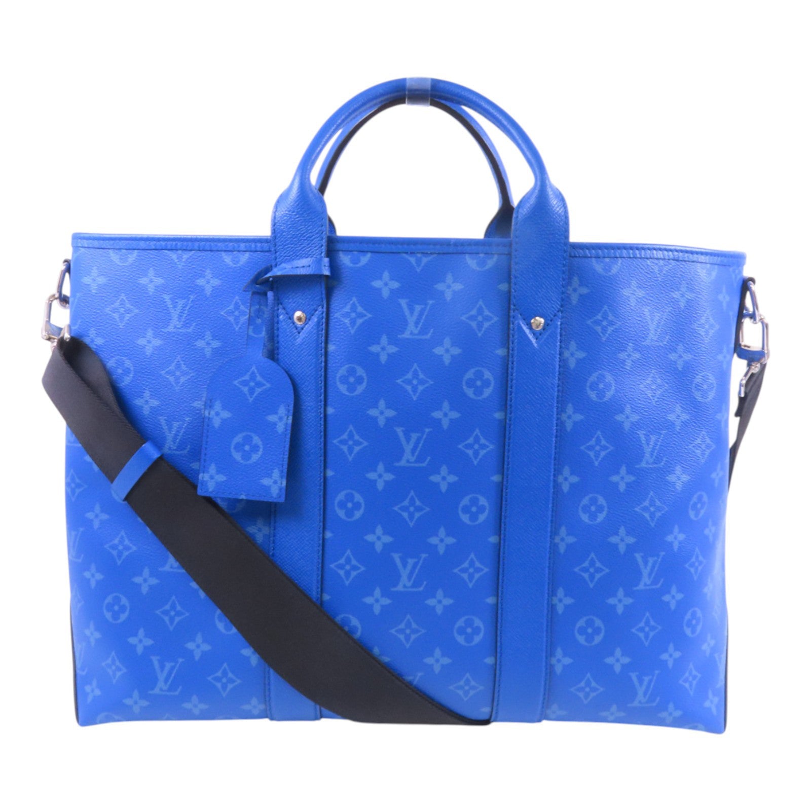 LOUIS VUITTON LVSHW Taigalama Weekend Tote Bag Shoulder Bag M31010 Monogram Blue