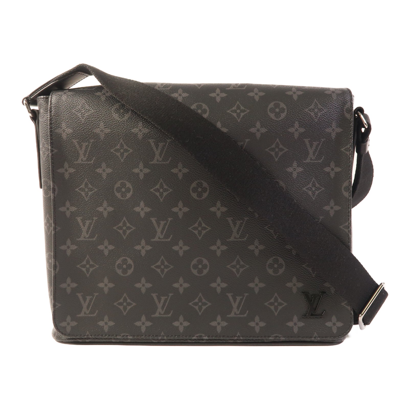LOUIS VUITTON Monogram Eclipse District MM Monogram Eclipse 肩袋