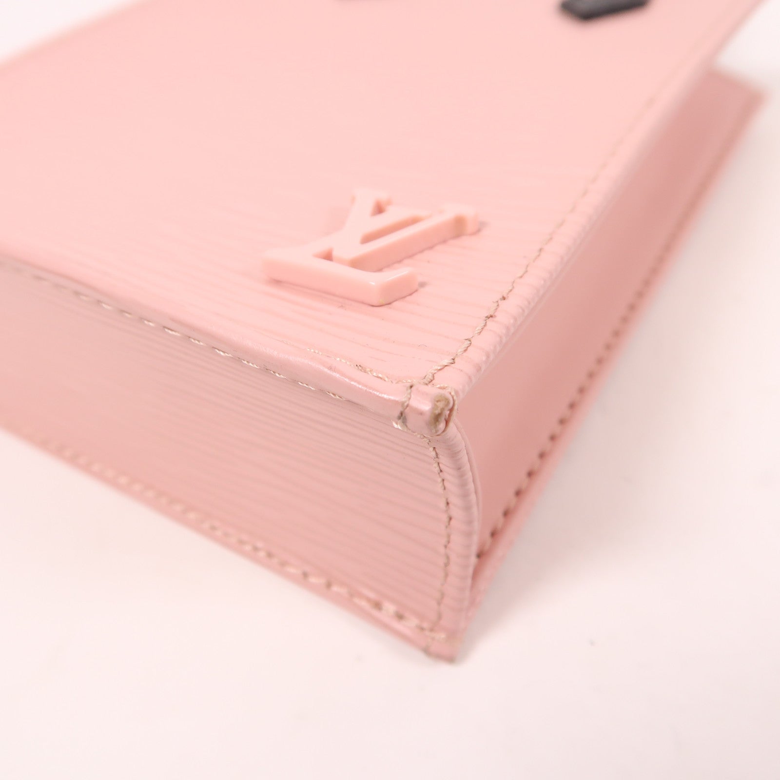 LOUIS VUITTON 【激減優惠】Epi Petit Sac Plat銀扣手挽肩背兩用袋